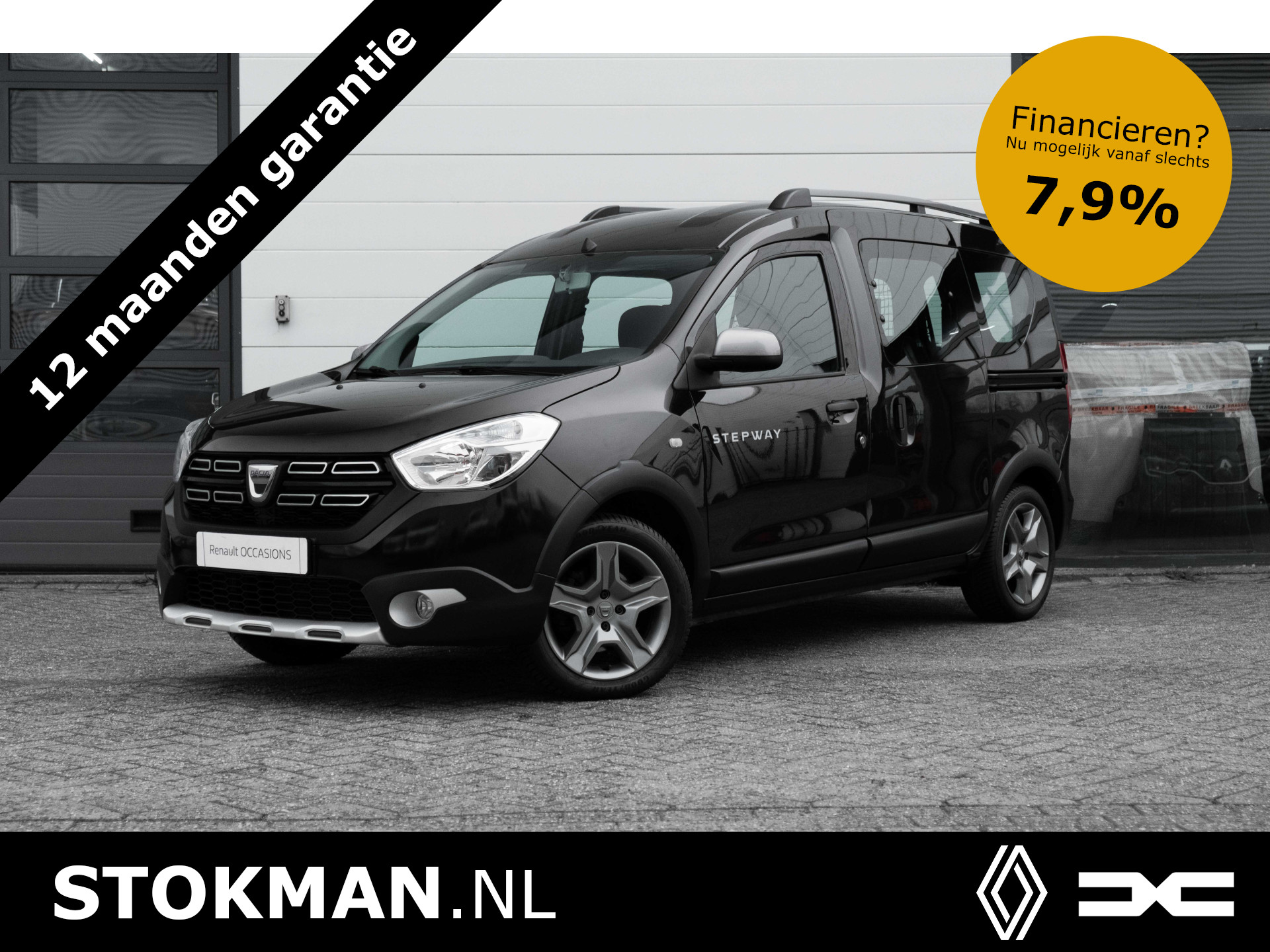 Dacia Dokker TCe 130 PK Stepway | Camera achter | Stoelverwarming | Navigatie | Apple CarPlay en Android auto | incl. Bovag rijklaarpakket met 12 maanden garantie