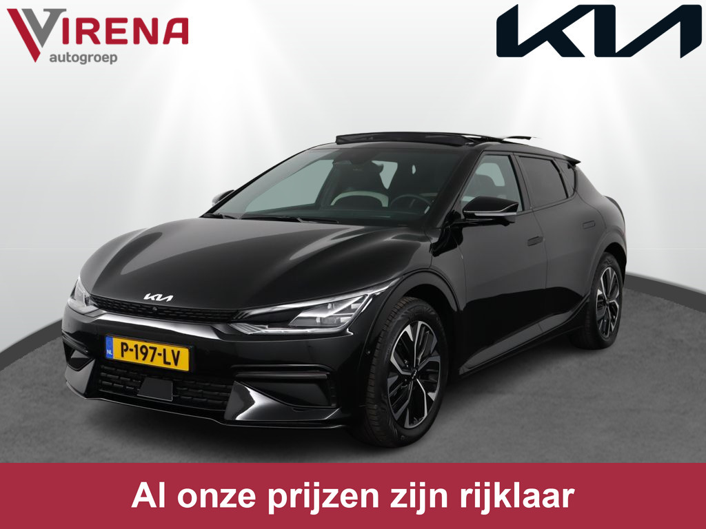 Kia Ev6 GT-Line 77.4 kWh - Elektrisch glazen schuif-/kanteldak - Apple Carplay/Android Auto - Fabrieksgarantie tot 05-2029 bij viaBOVAG.nl