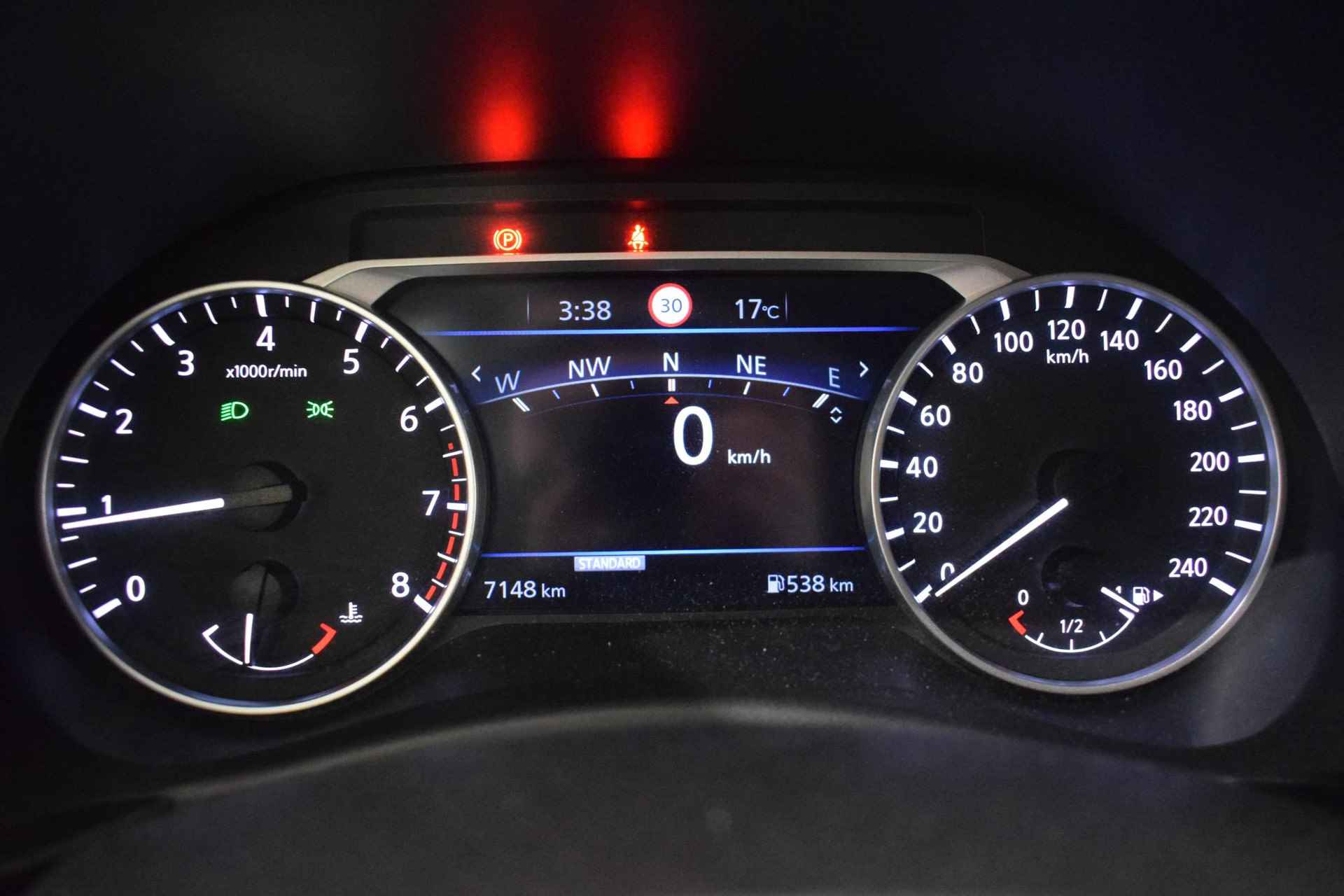 Nissan Juke 1.0 DIG-T N-Design | Achteruitrijcamera | Parkeersensoren | Bose audio | Cruise control | Navigatie | USB-aansluiting | Apple Carplay/Android auto | Lane keep assist | Keyless entry | Automatische regen/licht sensor | - 30/50