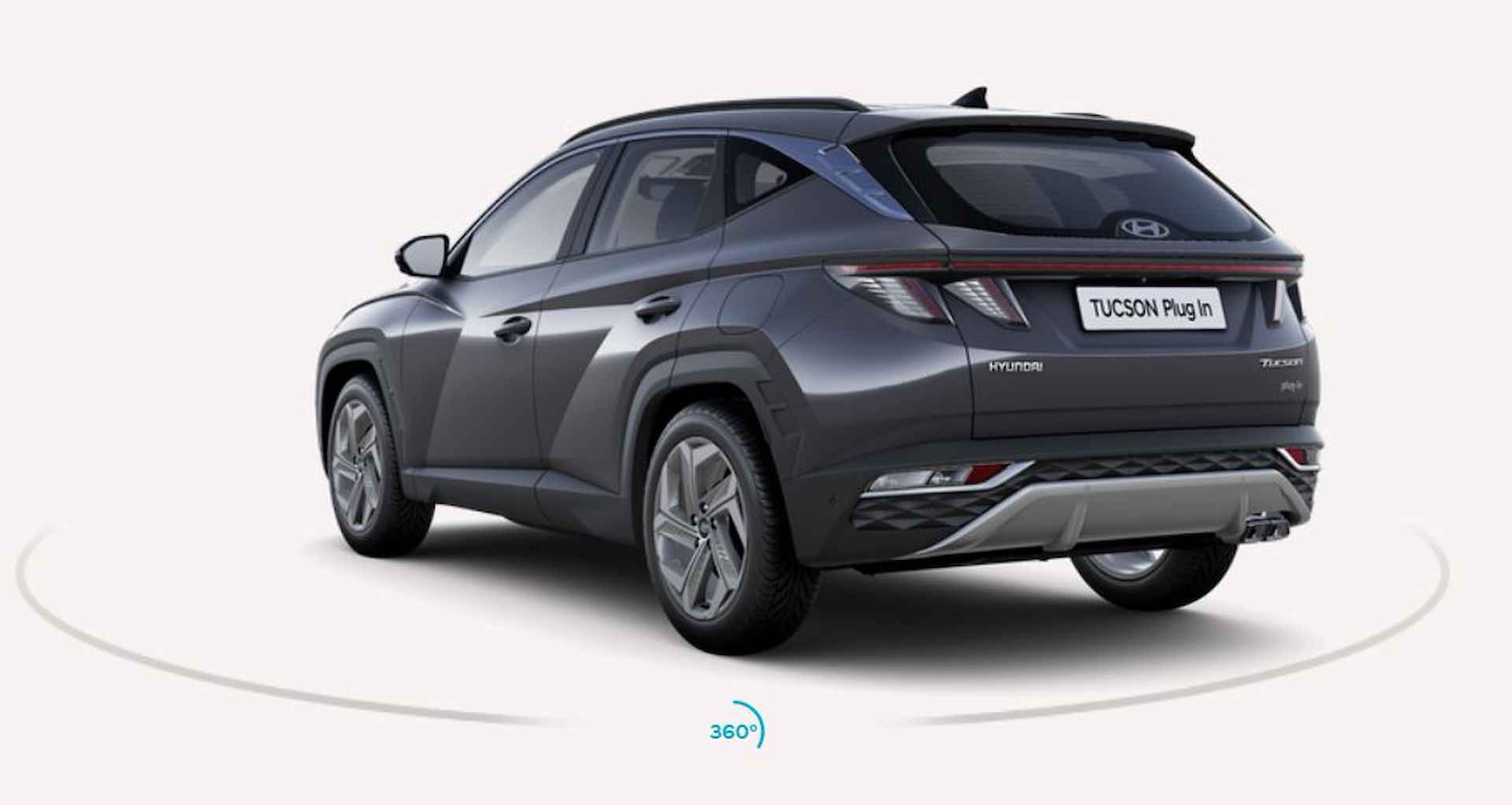Hyundai Tucson 1.6 T-GDI PHEV Premium 4WD VAN €52.730 VOOR €44.545,- Dark Knight - 3/22