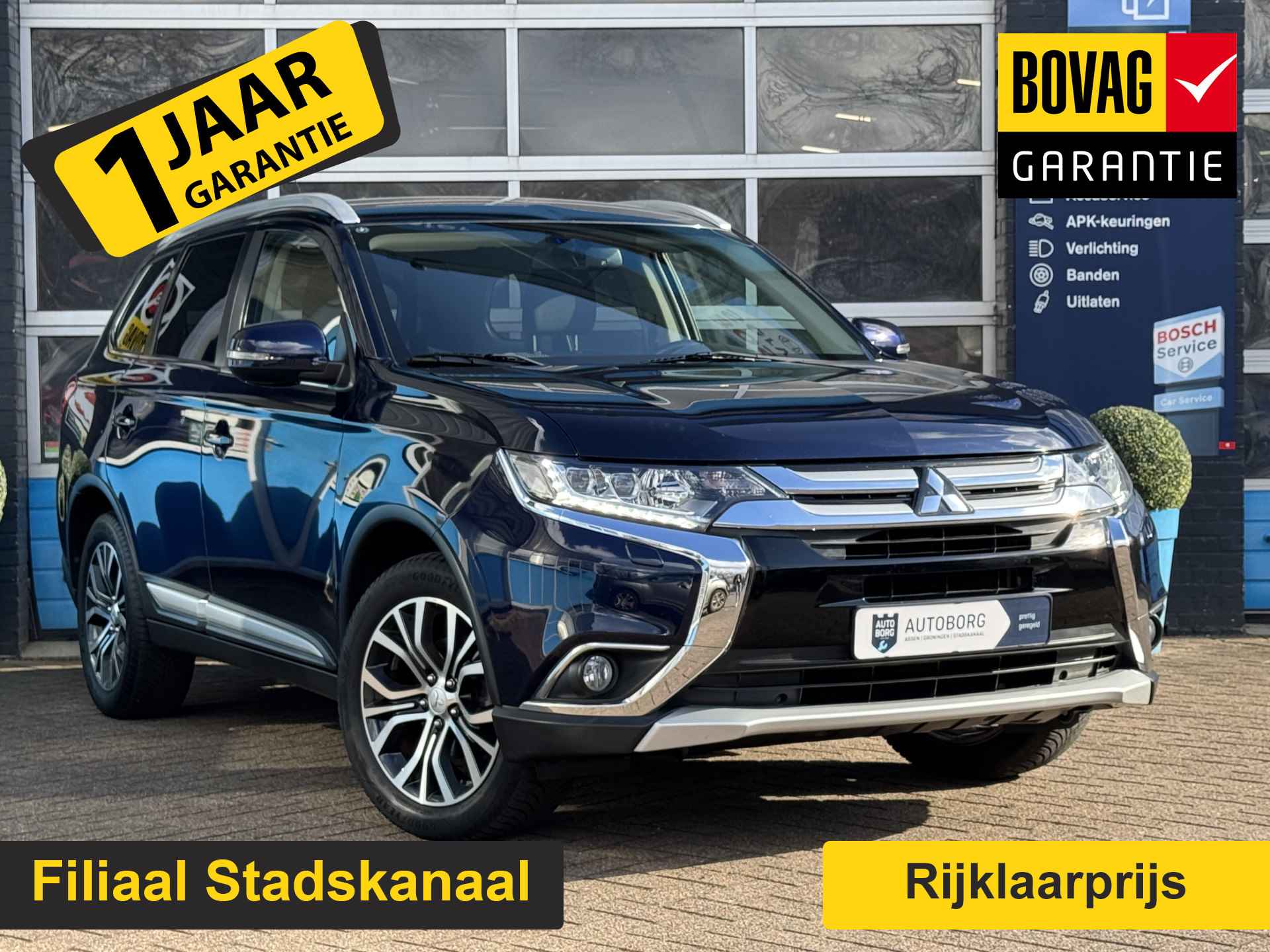 Mitsubishi Outlander 2.0 Executive Edition Prijs Inclusief Onderhoud & 12 Maand BOVAG Garantie | Trekhaak | Achteruitrijcamera |