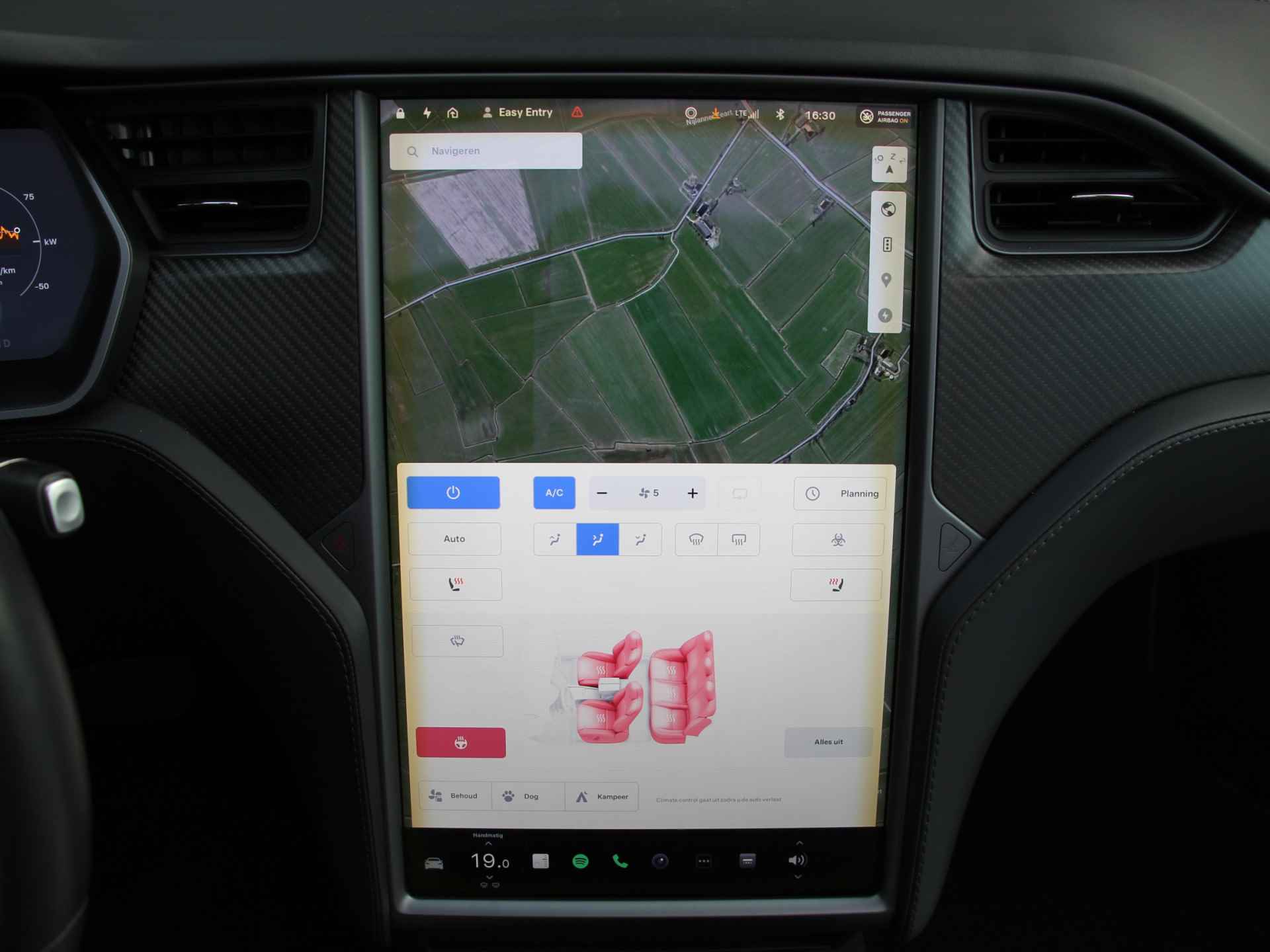 Tesla Model S 100D Enhanced Autopilot | Panoramadak | Carbon interieuraccenten | Ivoor bekleding | - 22/39
