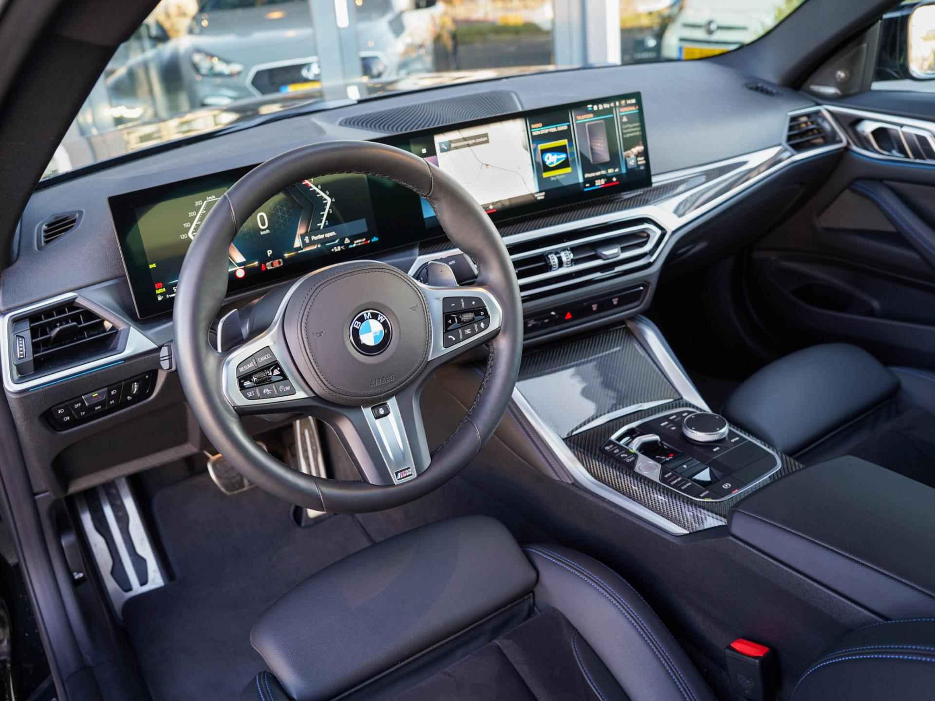 BMW 4-serie Coupé 420i High Exec. / M-sport Pro / Carbon / Schuif-dak / H&K / 360 / Keyless / Ambient / Adaptive / Stuurverwarming - 3/34