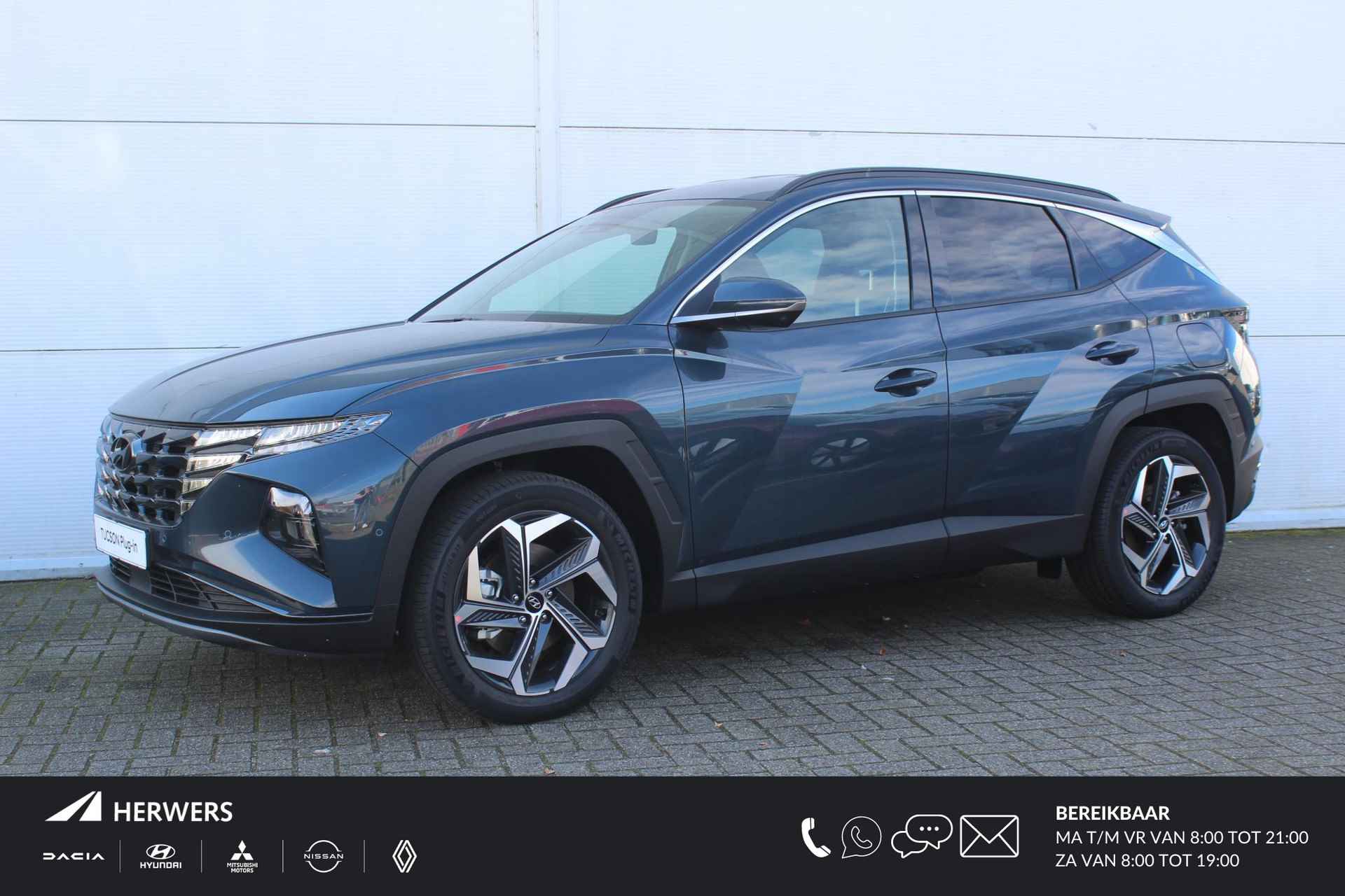 Hyundai Tucson 1.6 T-GDI PHEV Premium 4WD / Navigatie + Apple Carplay/Android Auto / Climate Control / Lederen Bekleding / Adaptieve Cruise Control / Full Option / - 1/57