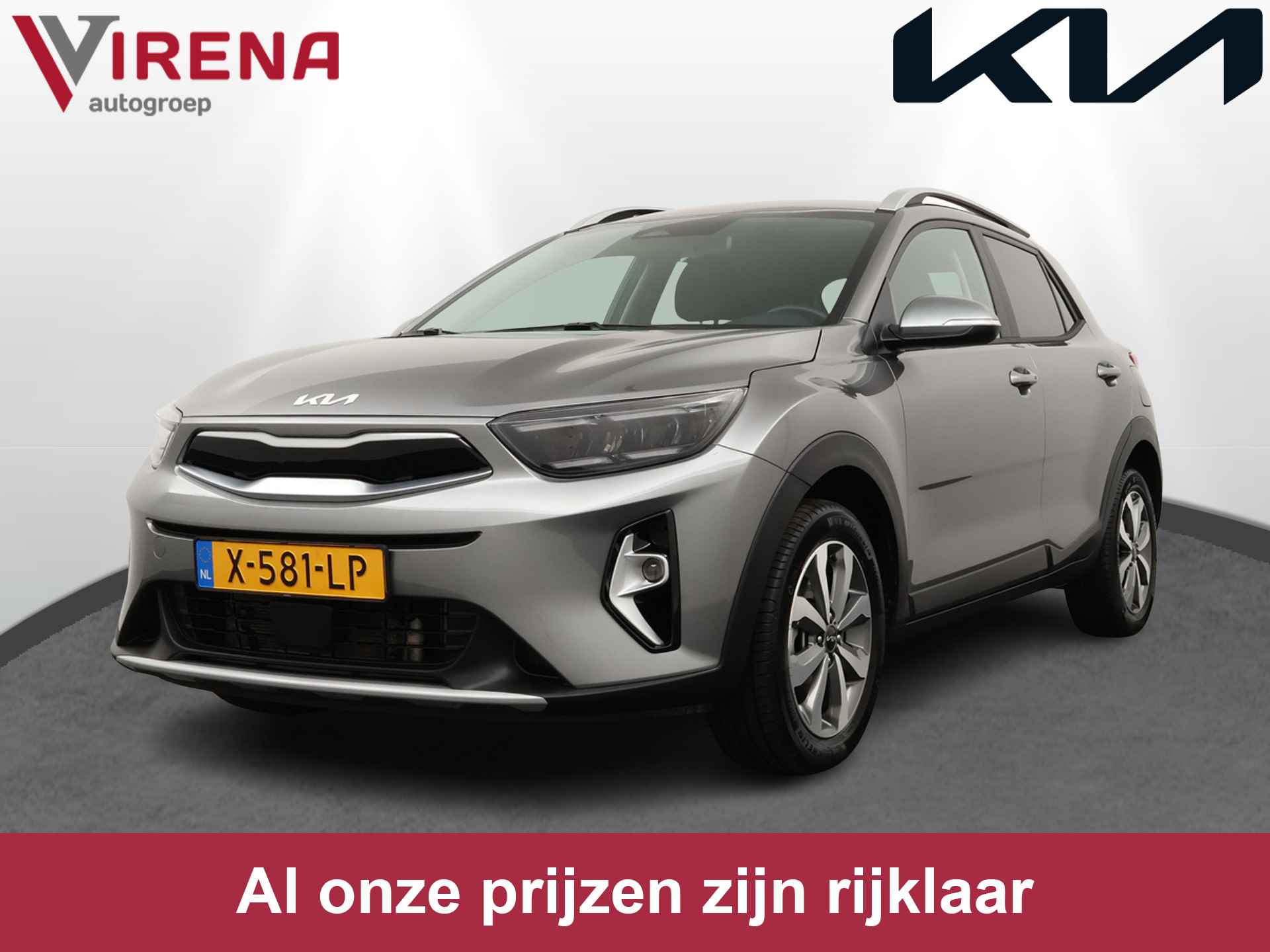 Kia Stonic 1.0 T-GDi MHEV DynamicPlusLine - LED Koplampen - Cruise Control - Navigatie - Climate Control - Apple/Android Carplay - Fabrieksgarantie tot 12-2030