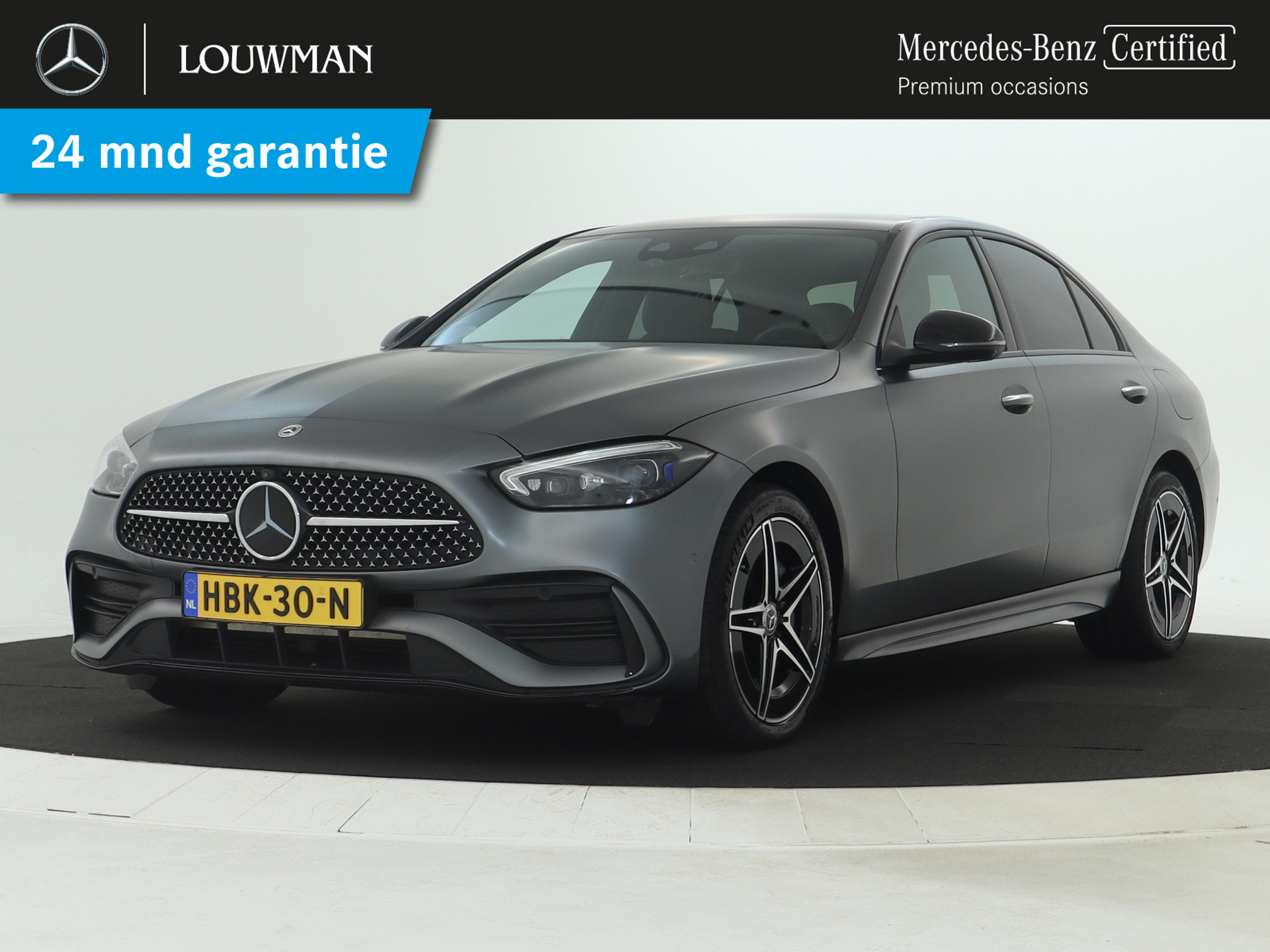 Mercedes-Benz C-Klasse 300 e AMG Nightpakket | Rijassistentiepack | Memory | Keyless Go | 360 graden camera | Stoelverwarming | Inclusief 24 maanden MB Certified garantie voor Europa.