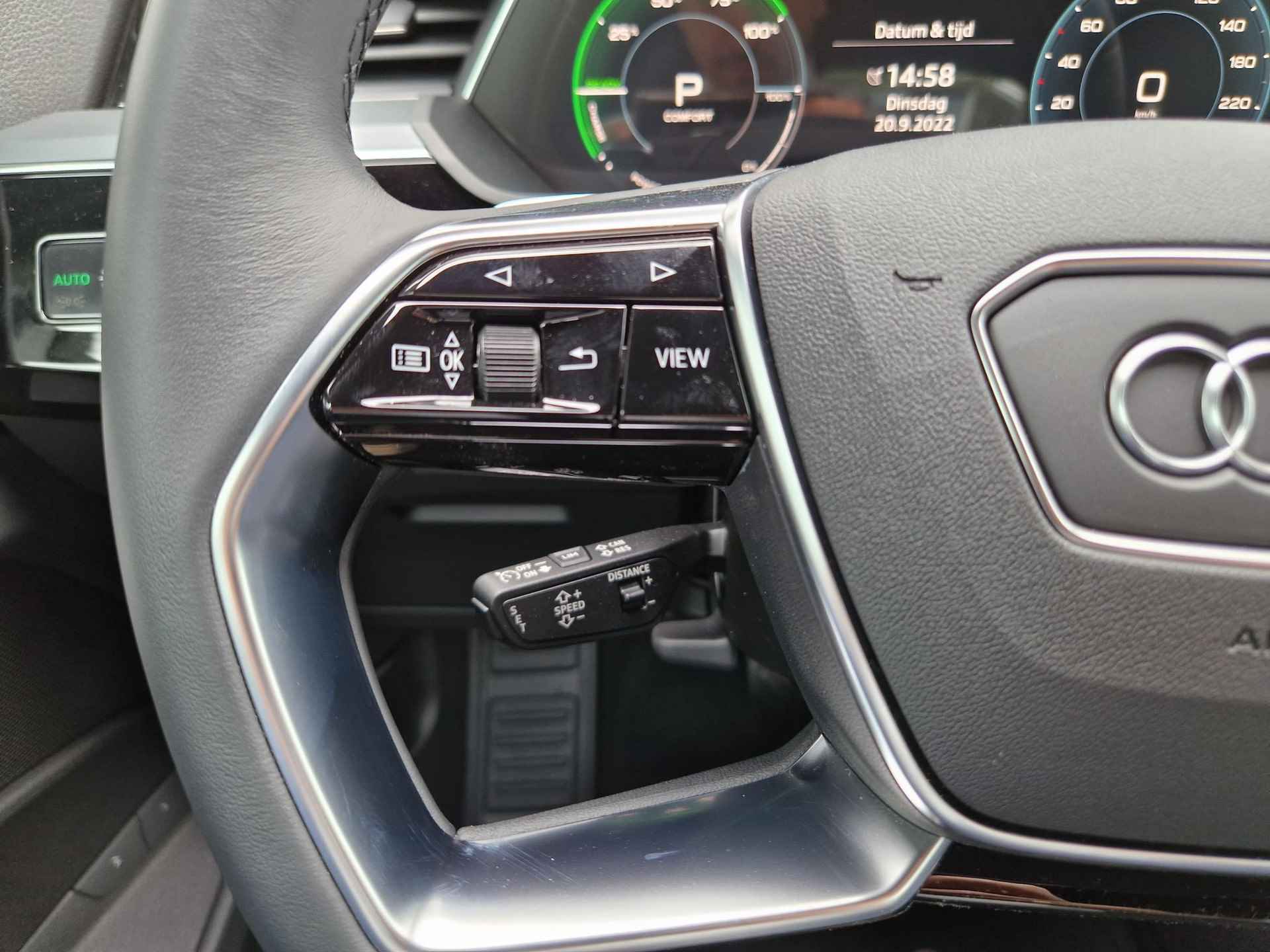 Audi e-tron Sportback 50 quattro Advanced edition Plus 71 kWh 313 PK | Demo |  Navigatie | Camera | Parkeersensoren | Elektrische sportstoelen | 20" Lichtmetalen velgen | - 18/27