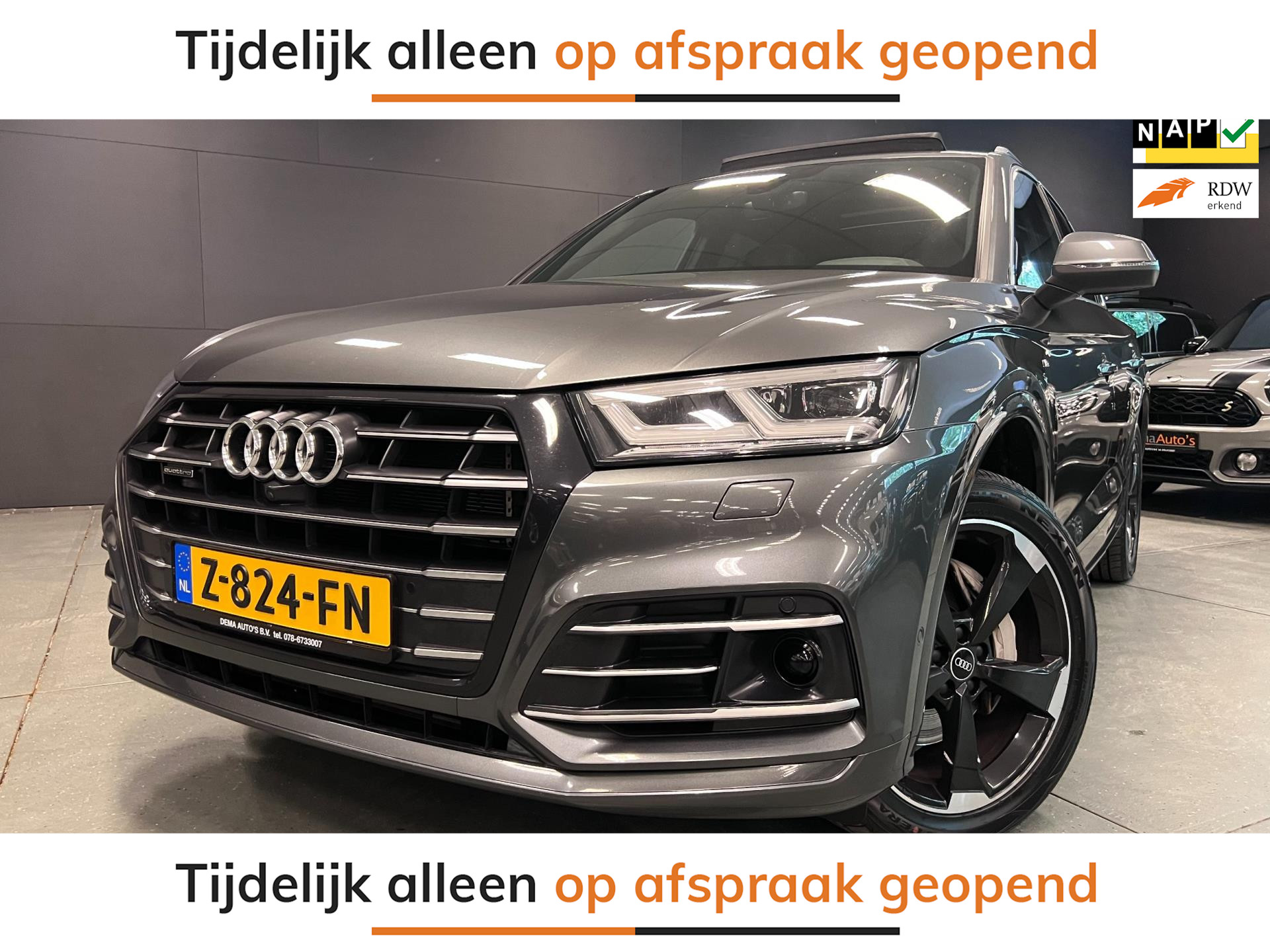Audi Q5 55 TFSI e quattro Competition 367PK PANO/V-COCKPIT/DAB/CARPLAY/// bij viaBOVAG.nl