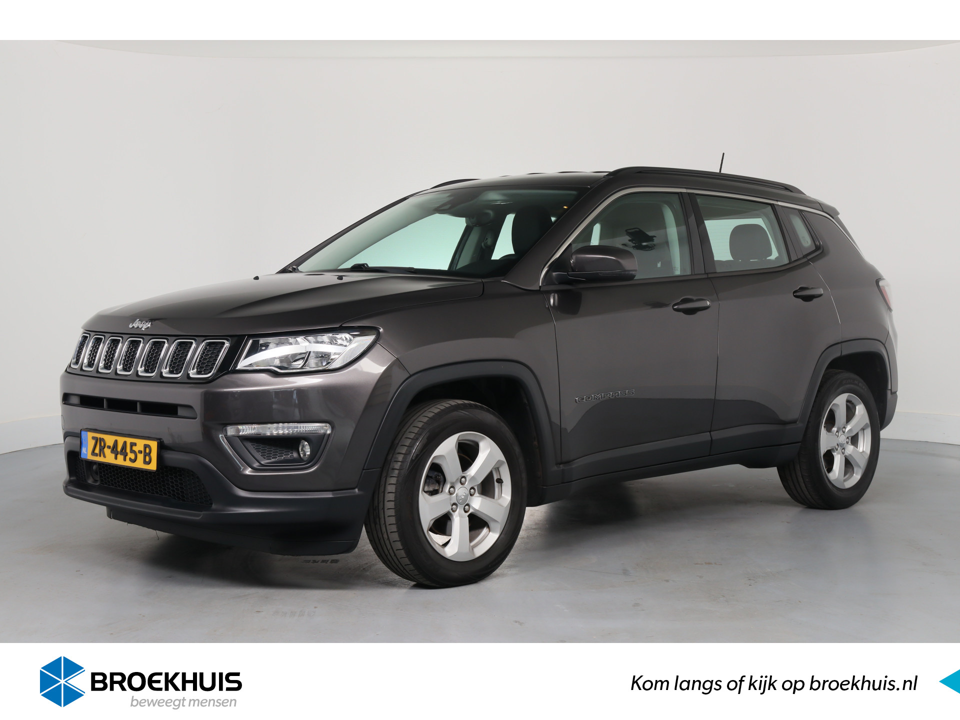 Jeep Compass 1.4 MultiAir Longitude | Dealer Onderhouden! | Navigatie | Camera | Clima | DAB | Parkeersensoren | Cruise | Half Leder | Lichtm