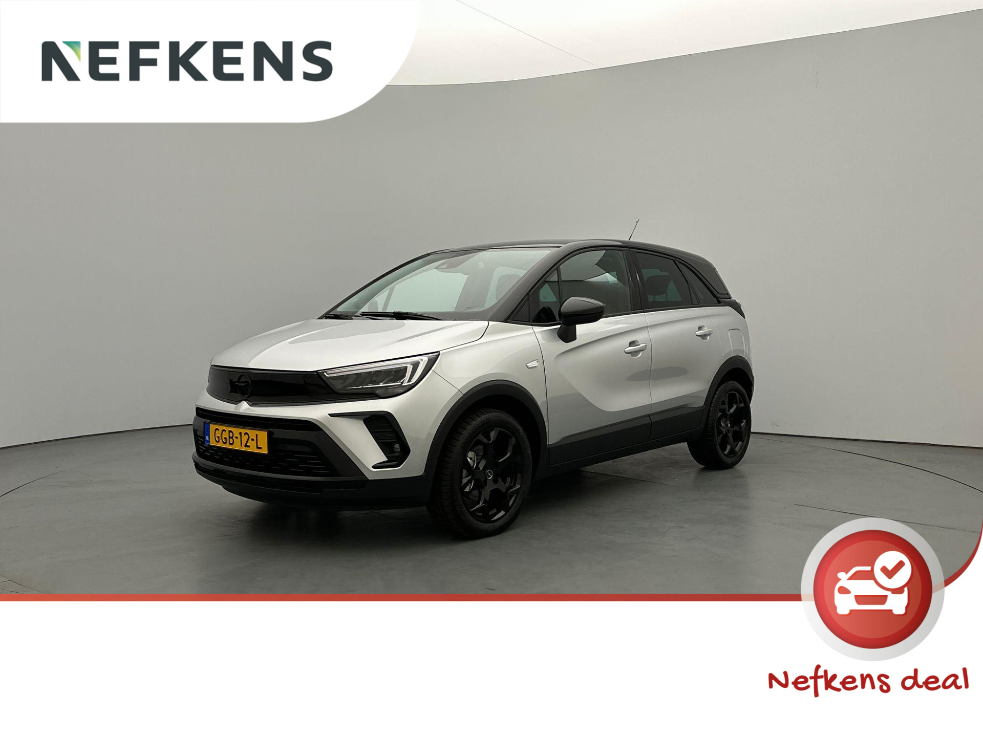 Opel Crossland SUV Elegance 110 pk | Navigatie | Achteruitrijcamera | Parkeersensoren Voor en Achter | Voorstoelen/Stuurwiel Verwarmd | Adapteive Cruise Control | Climate Control | LED Koplampen | 16" Lichtmetalen Velgen | Apple Carplay/Android Auto |