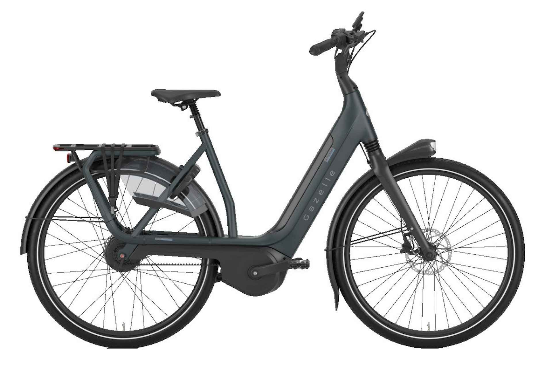 Gazelle Avignon C380 HMB 500Wh 2024 DEMO ZOLDER (3998KM) Dames Teal Grey Mat 53cm 2024