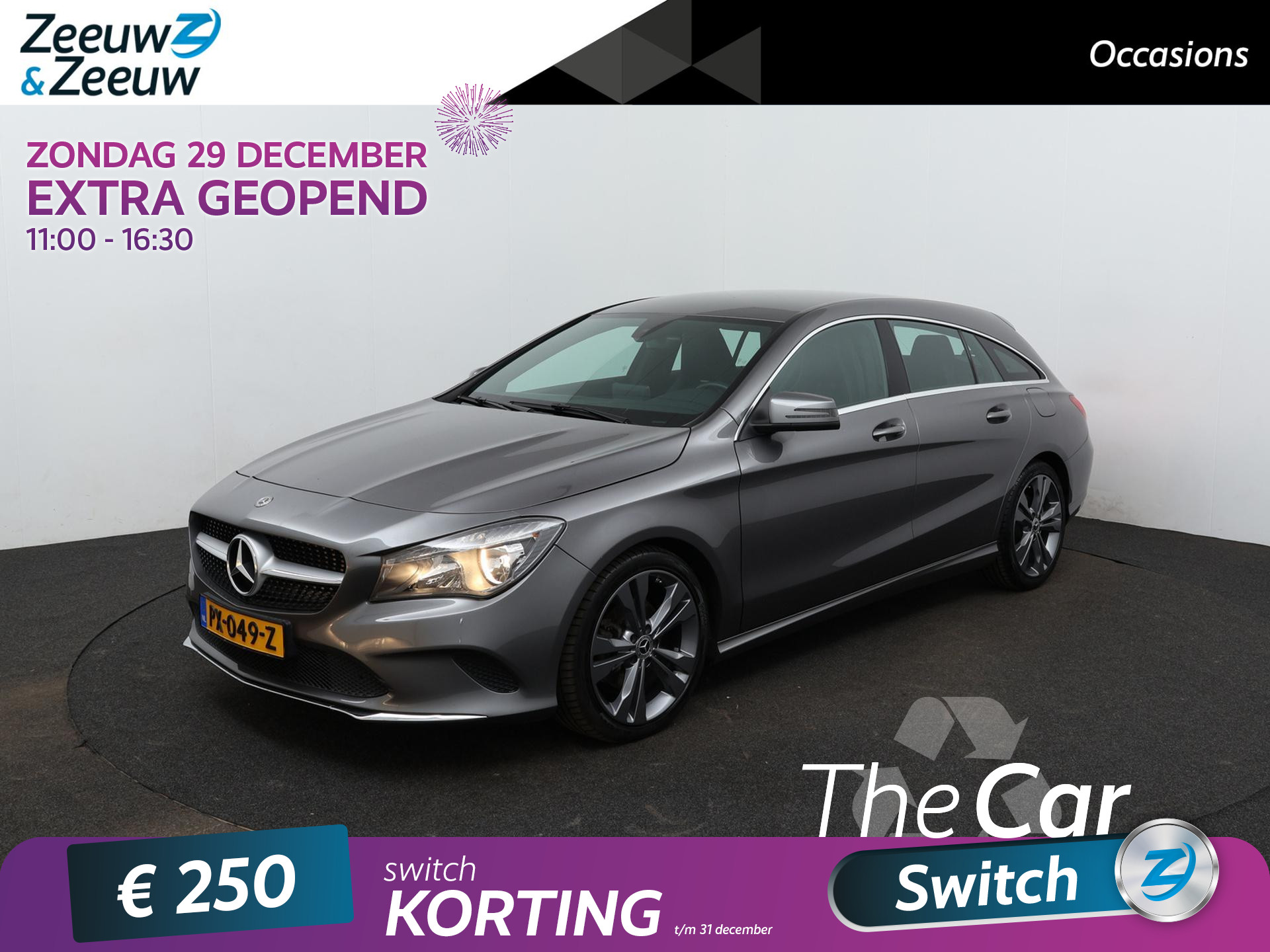 Mercedes-Benz CLA-klasse Shooting Brake 180 Business Solution ZEER NETTE AUTO!! | Navigatiesysteem | Parkeercamera | Cruise control