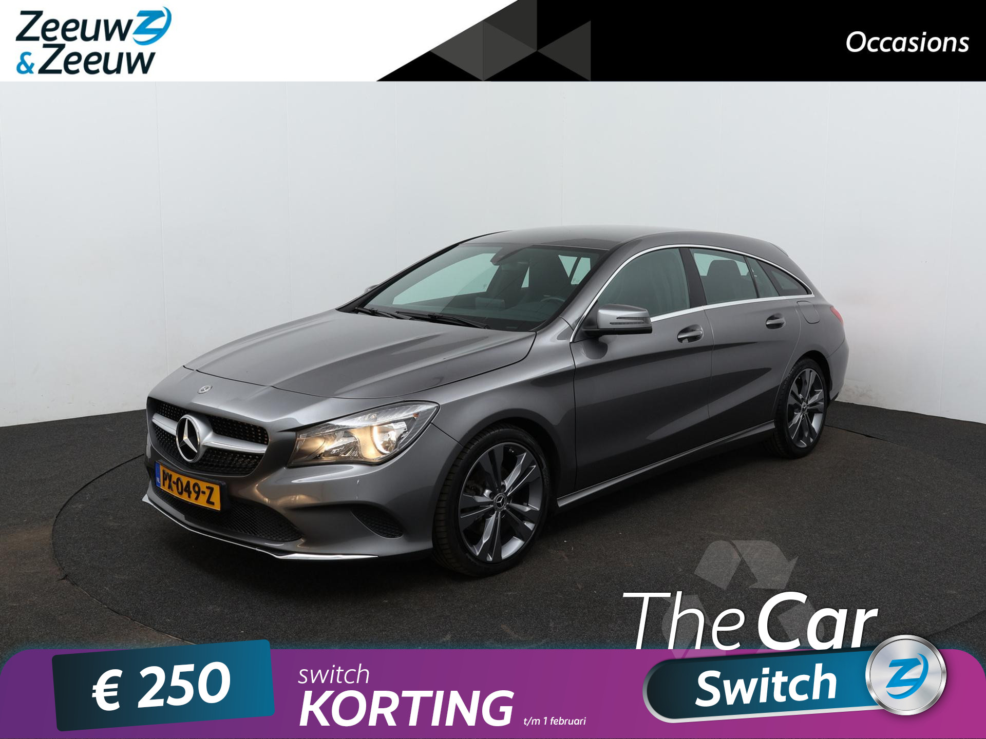 Mercedes-Benz CLA-klasse Shooting Brake 180 Business Solution ZEER NETTE AUTO!! | Navigatiesysteem | Parkeercamera | Cruise control