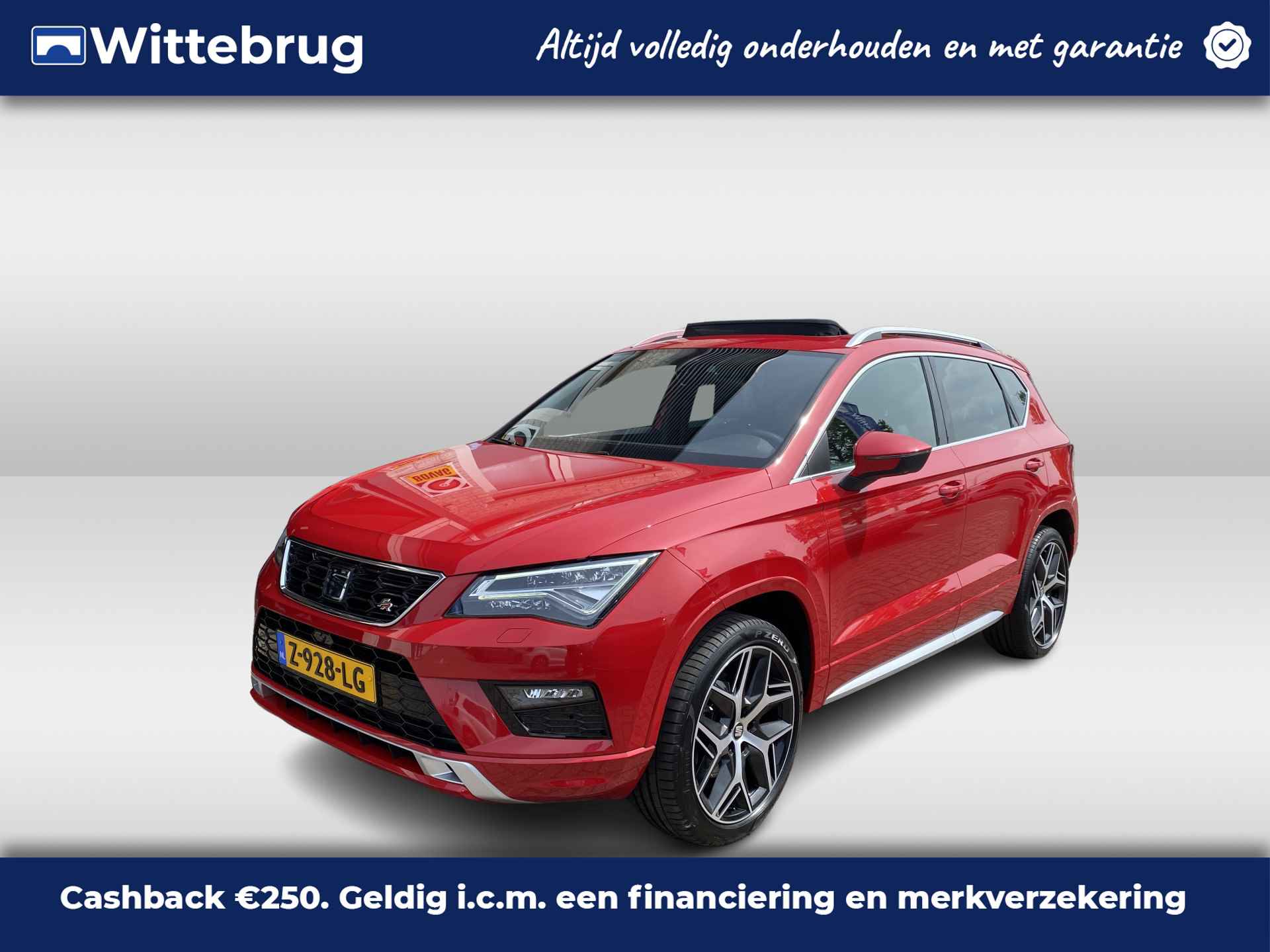 SEAT Ateca 1.5 TSI 4DRIVE FR Business Intense / AUTOMAAT/ 4x4/ PANO/ BEATS AUDIO/ 360 CAMERA/ PARK. SENSOREN/ LEDER/ STOEL VERWARM./ KEYLESS/ ADAPT. CRUISE/ VIRTUAL COCKPIT/ APP CONNECT/ NAVI/ CLIMA/ DAB/ 19" LMV/ - 1/58