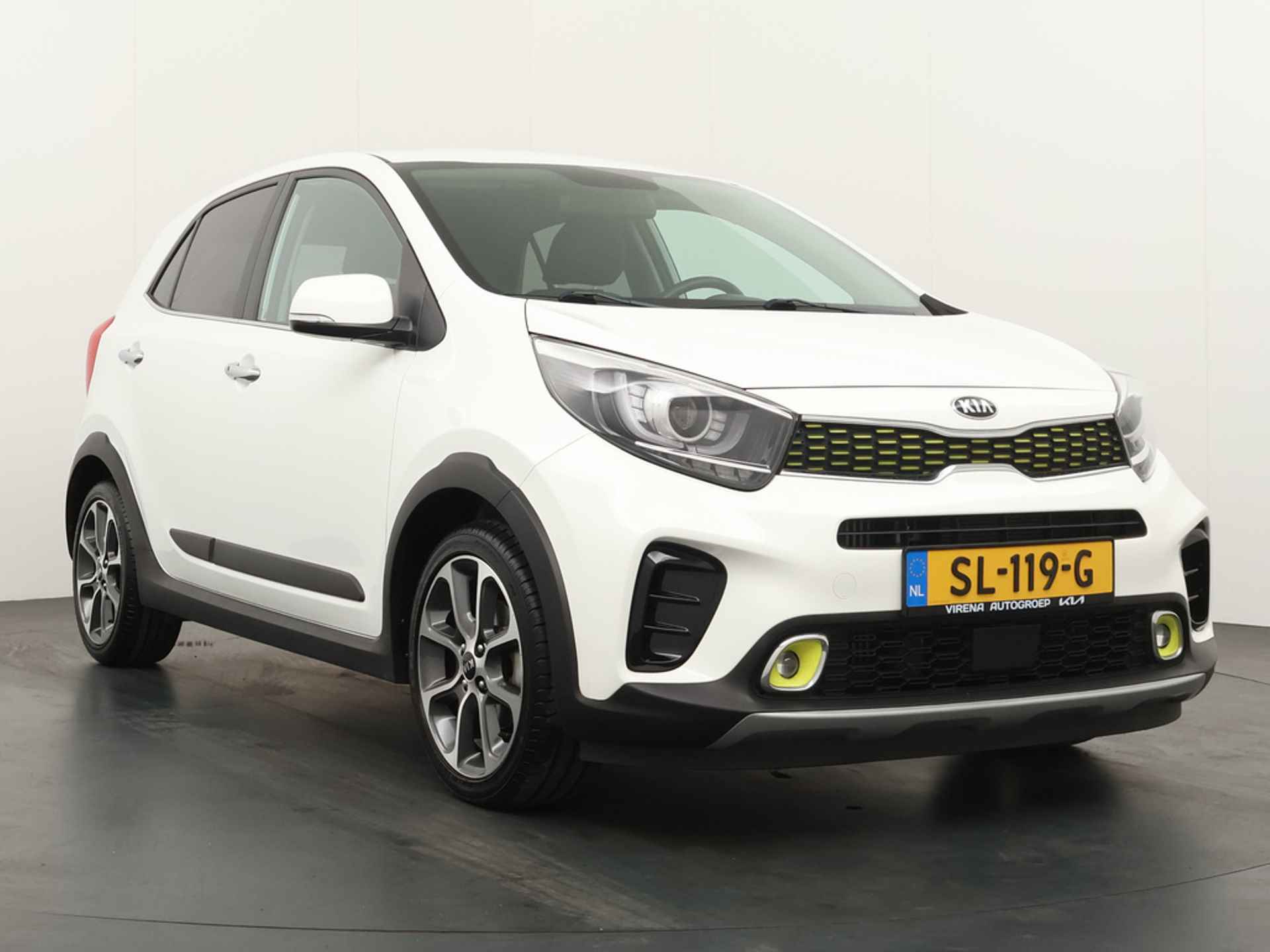 Kia Picanto 1.0 T-GDI X-Line - Stoel en stuurverwarming - Navigatie - Draadloos opladen - 1e Eigenaar - Unieke Kilometerstand -12 Maanden Bovag Garantie - 12/48