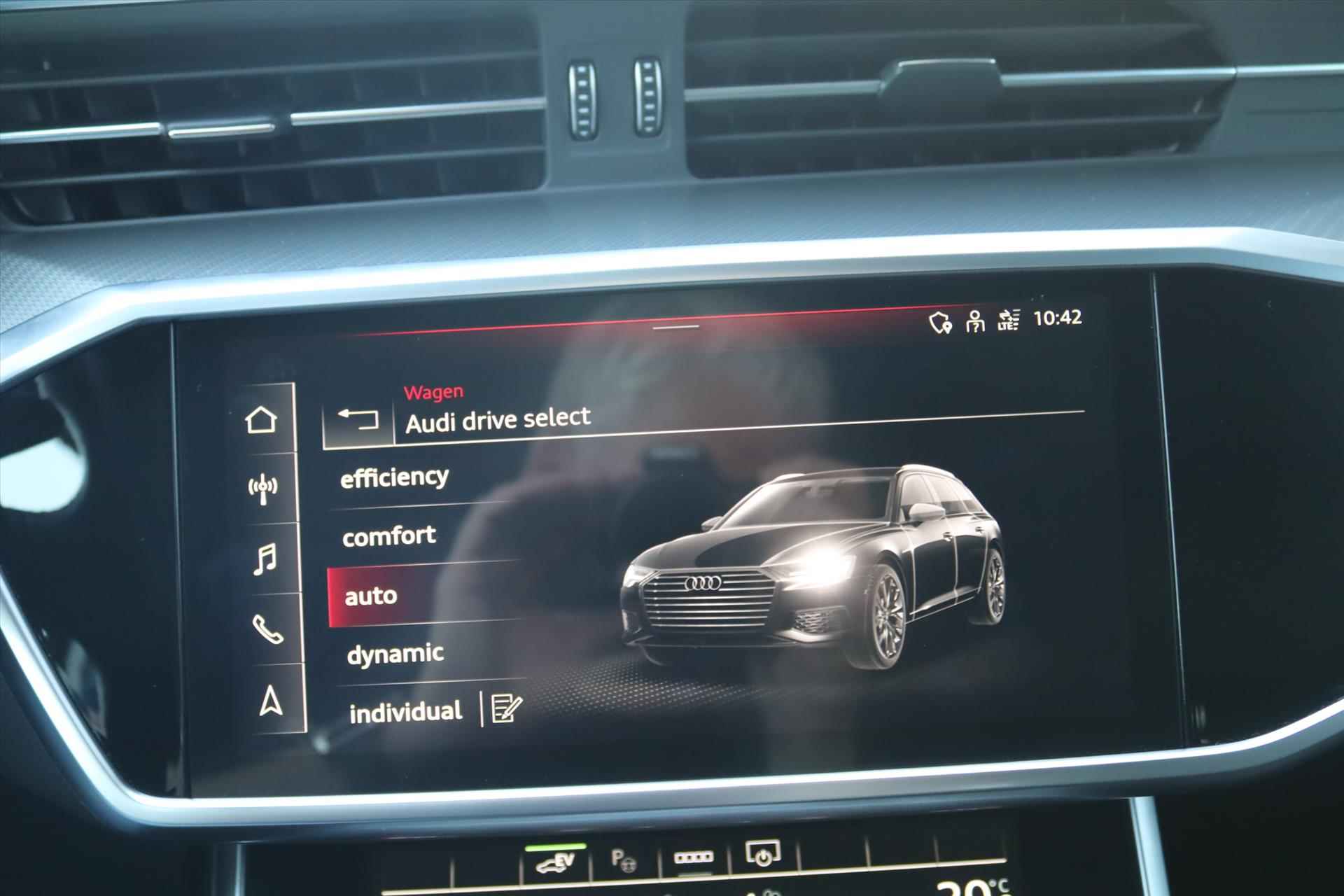 Audi A6 Avant 50TFSIe QUATTRO 300PK PLUG IN HYBRID Navi | Trekhaak | Virtual  Cockpit | Apple Carplay | Sportstoelen | Stoelverwarming | - 50/60