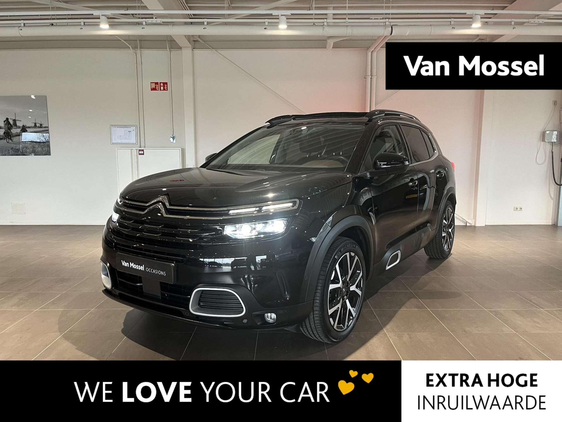 Citroen C5 Aircross 1.2 PureTech Business Plus | Panoramadak | Leder | Camera | Trekhaak | Zeer compleet!