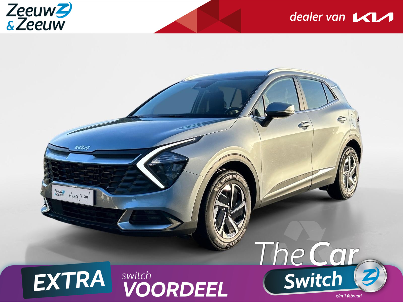 Kia Sportage 1.6 T-GDi MHEV DynamicLine | NIEUW TE BESTELLEN | Nu met €4.000,- inruilpremie | 4,99 % FINANCIAL LEASE (MOGELIJK)