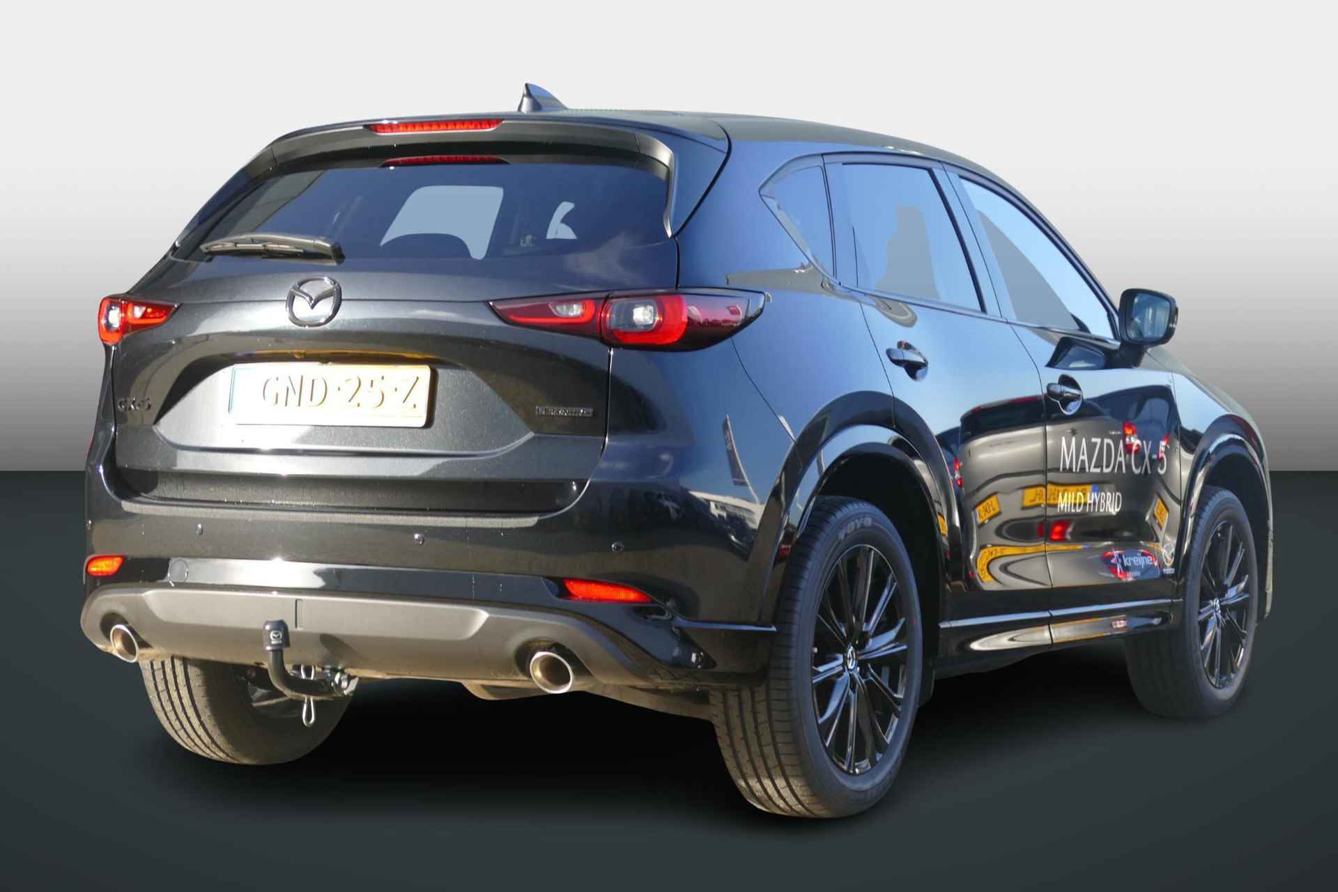 Mazda CX-5 2.0 e-SkyActiv-G M Hybrid 165 Homura BLACK-LINE||SUNROOF||TREKHAAK|| 2000KG TREKVERMOGEN - 5/44