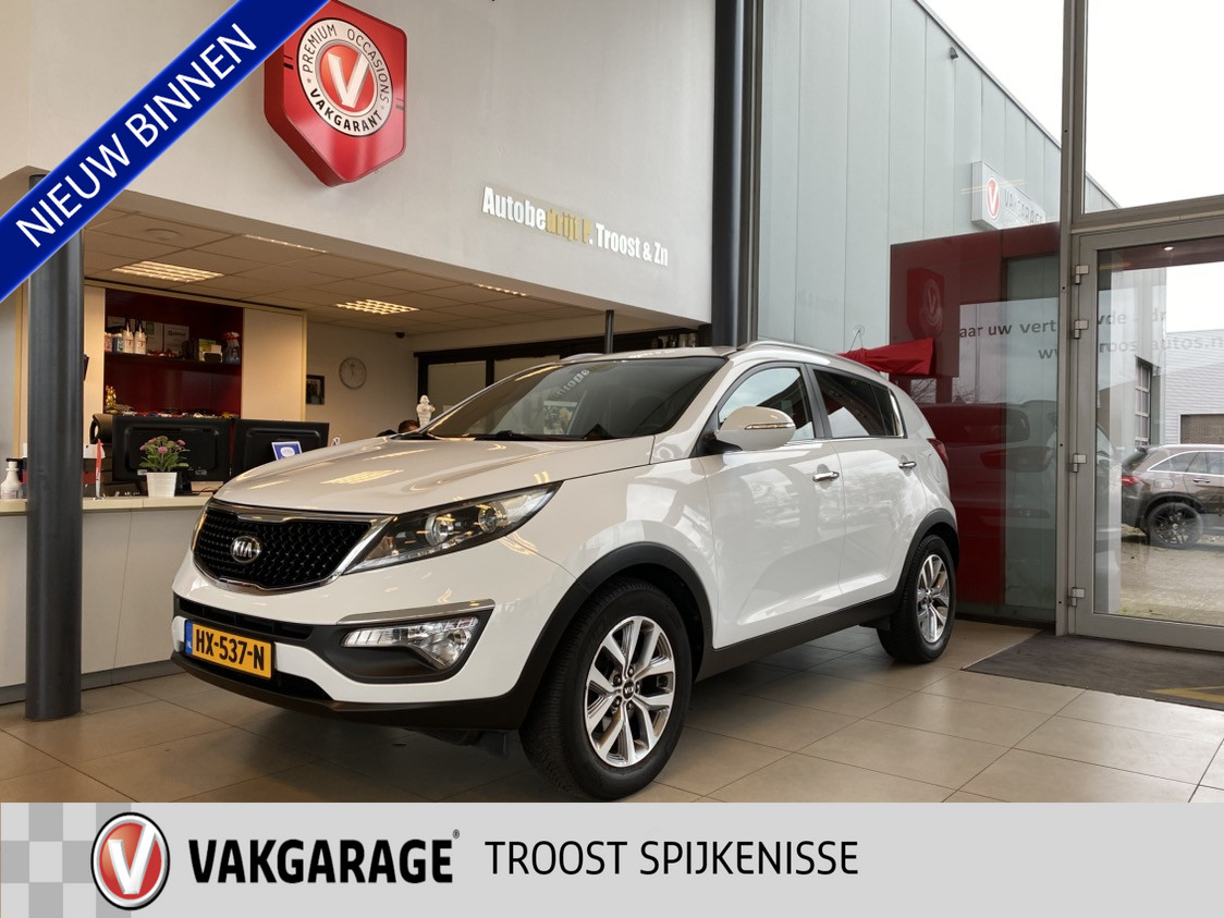 Kia Sportage 1.6 GDI X-treme DynamicLine,Navigatie,Achteruitrijcamera,Voorstoelen&Achterbank Verwarmd,Halfleder/Alcantara,Bluetooth met Spraa