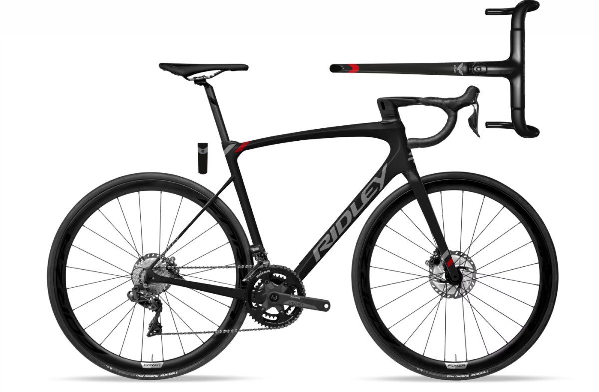 Ridley Fenix SLic Ultegra Di2 maat M glans zwart M 2024