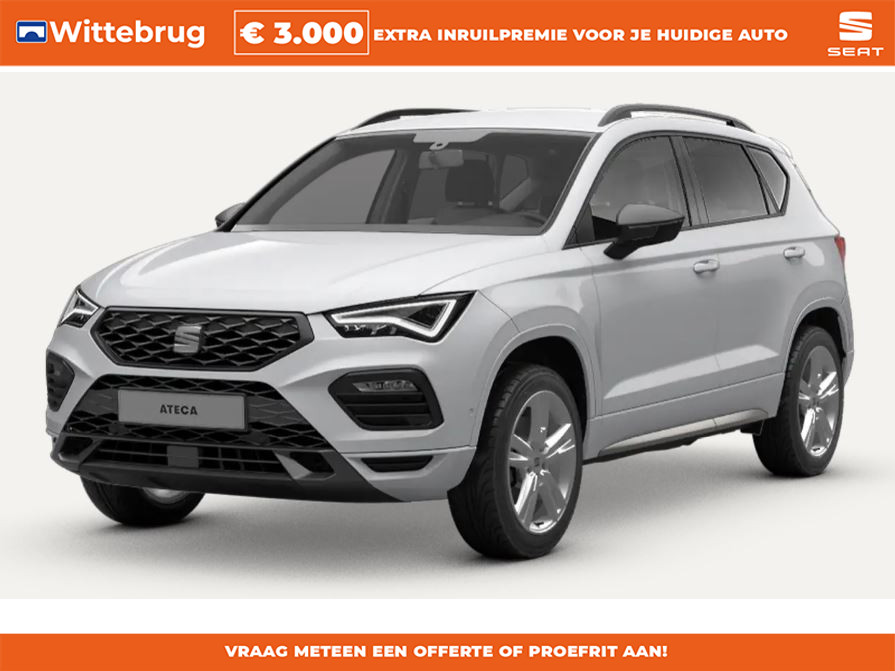 SEAT Ateca 1.5 TSI FR Business Intense Parkeersensoren vóór & achter / Achteruitrijcamera / 18 inch lichtmetalen velgen / Elektrisch bedienbare achterklep met voetbediening