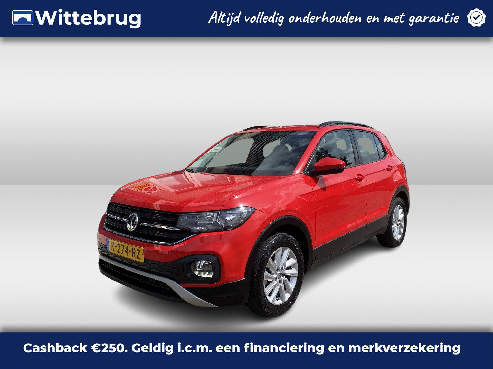 Volkswagen T-Cross 1.0 TSI Life / AUTOMAAT/ PARK. SENSOREN/ DODE HOEK/ ADAPT. CRUISE/ APP CONNECT/ NAVI/ CLIMA/