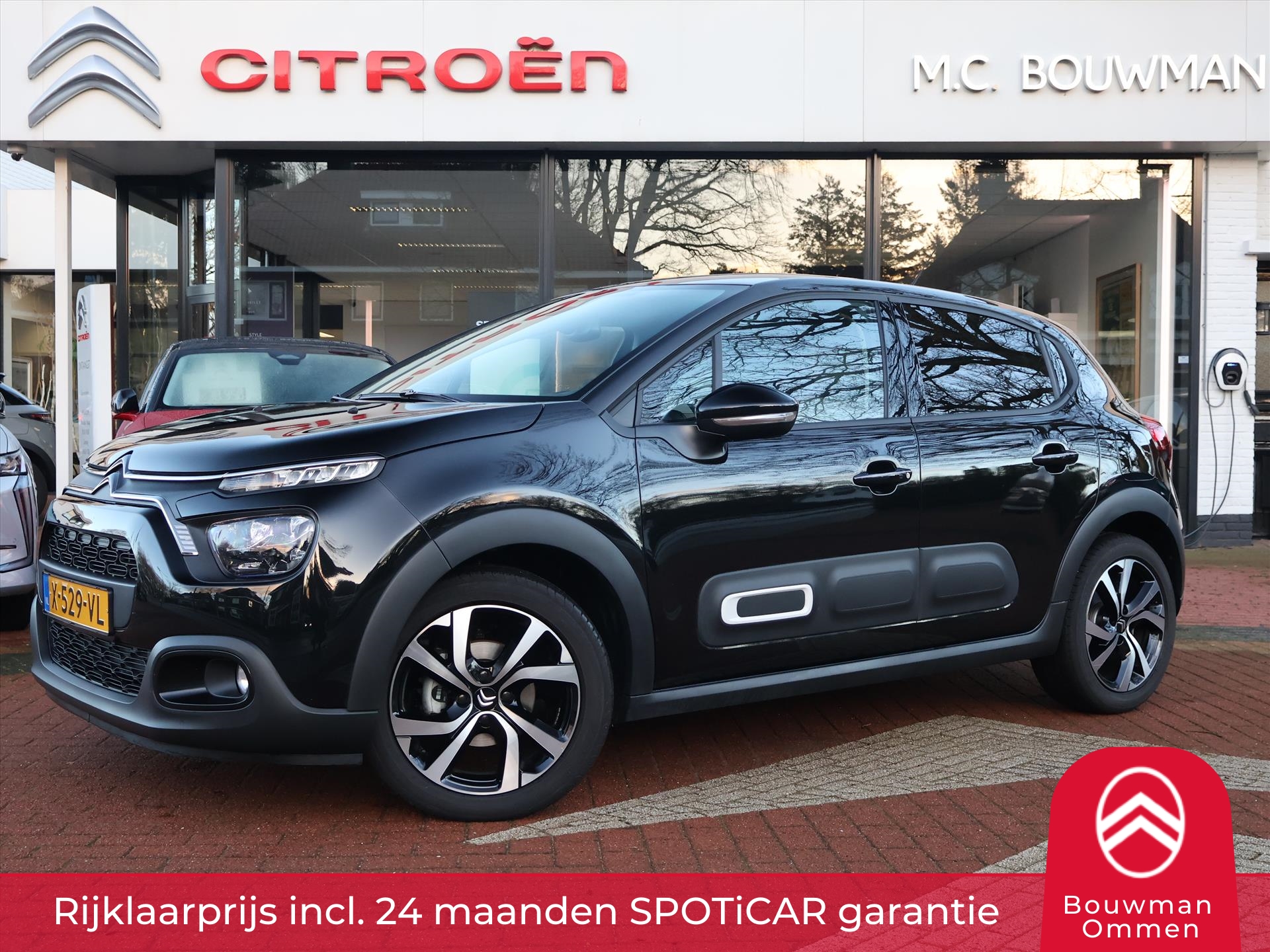 Citroen C3 PureTech 110PK S&S EAT6 Automaat Max, Rijklaarprijs | Camera | Keyless | DAB+ | Stoelverwarming | 17 inch lichtmetalen wielen