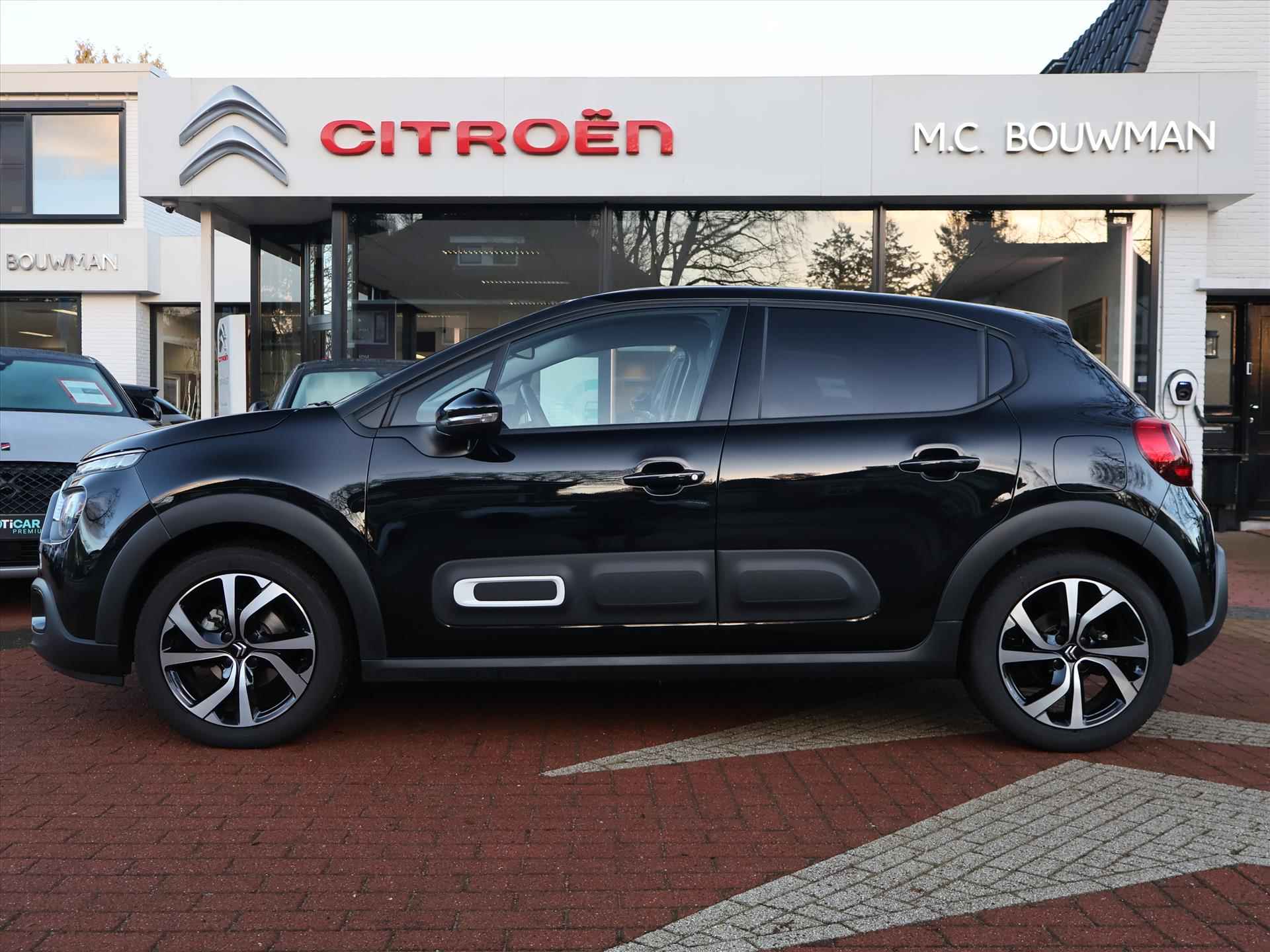 Citroen C3 PureTech 110PK S&S EAT6 Automaat Max, Rijklaarprijs | Camera | Keyless | DAB+ | Stoelverwarming | 17 inch lichtmetalen wielen - 2/62