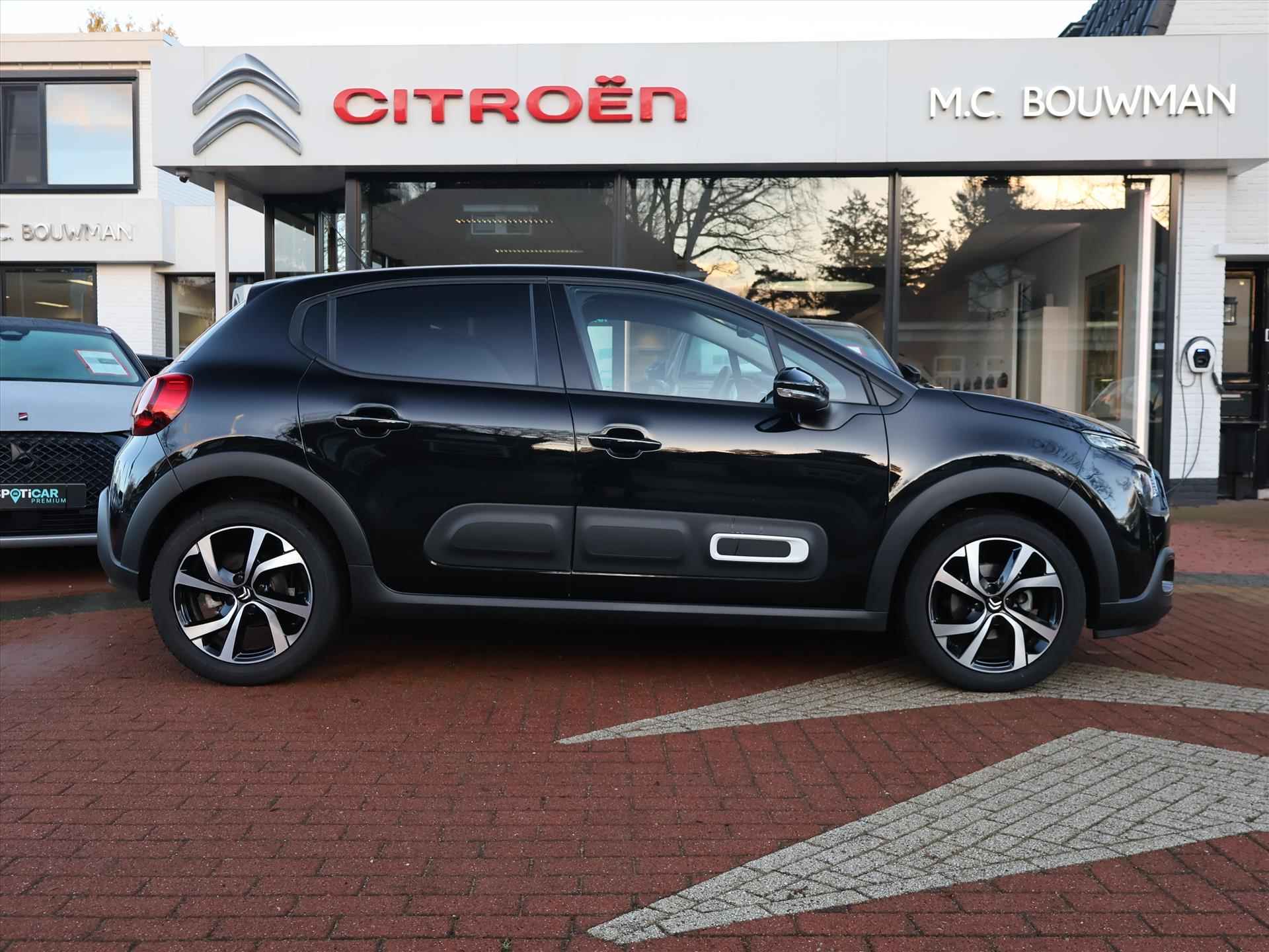 Citroen C3 PureTech 110PK S&S EAT6 Automaat Max, Rijklaarprijs | Camera | Keyless | DAB+ | Stoelverwarming | 17 inch lichtmetalen wielen - 3/62