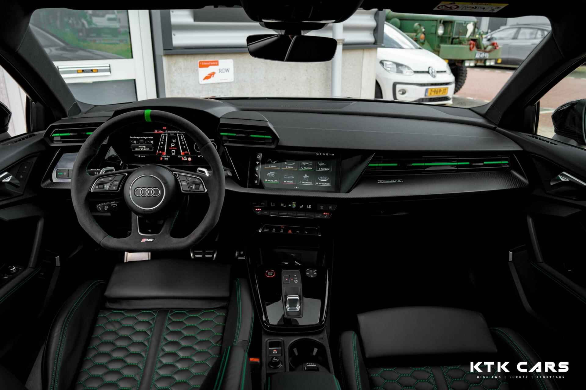 Audi 2.5 TFSI RS3 Sportback Hulk Editon|B&O|HuD|Keramisch|Pano|Virtual|Keyless|Sfeer|MatrixLed|Line|ACC - 15/33