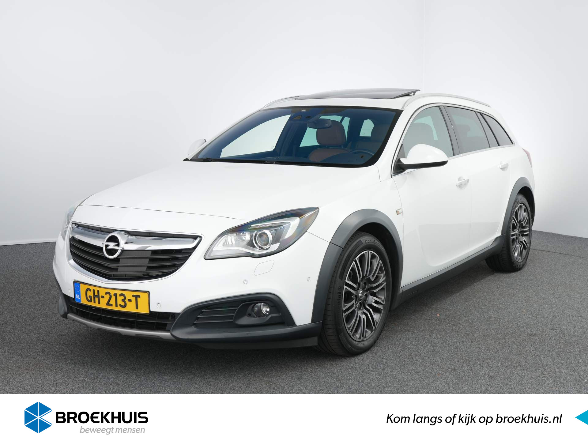 Opel Insignia Sports Tourer 2.0 T Cosmo 4x4 Cruise Control | Leder | Parkeersensoren voor/achter | Panorama dak | bij viaBOVAG.nl