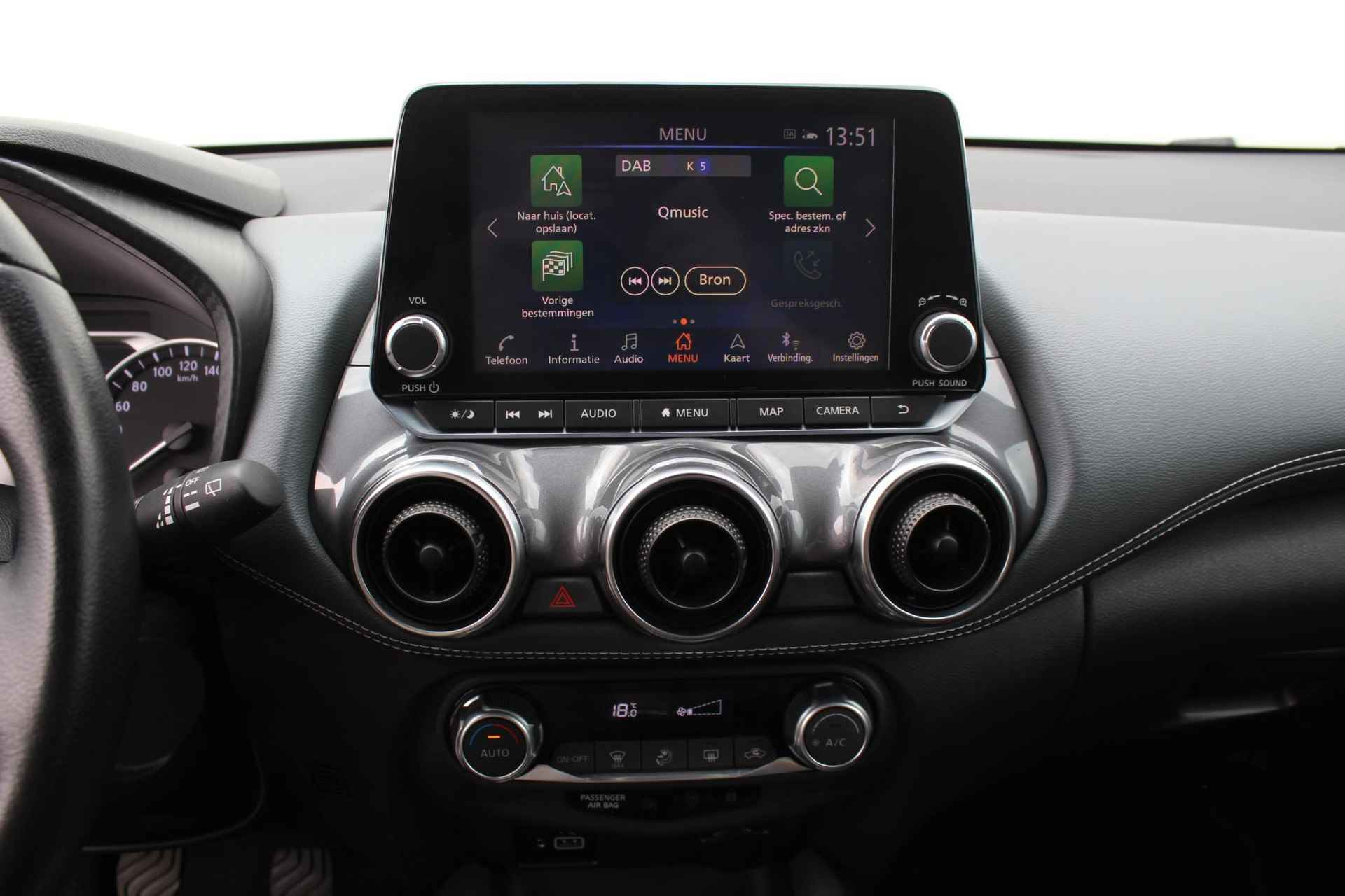 Nissan Juke 1.0 DIG-T 114 N-Design / Trekhaak (1250 KG) / Navigatie + Apple Carplay/Android Auto / Climate Control / Cruise Control / Keyless Entry & Start / - 25/44