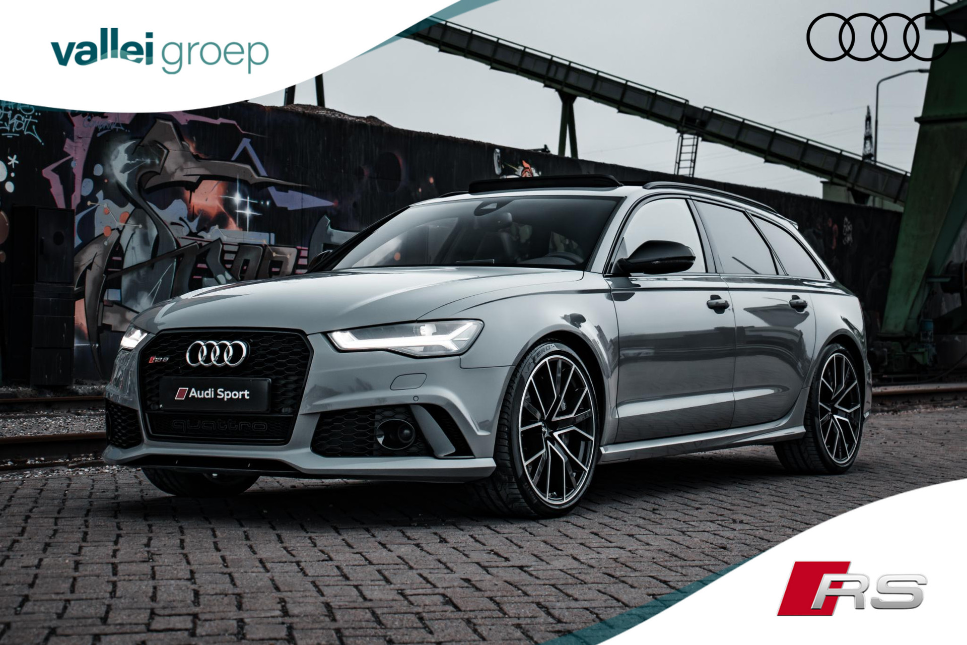 Audi RS6 Avant 4.0 TFSI 605PK tiptronic quattro performance Pro Line Plus | Keramische remmen | Pano | Valcona leder | Stoel-/achterbankverwarming | Matrix LED