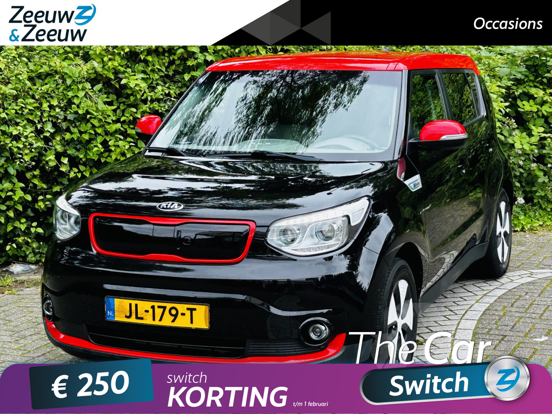 Kia Soul EV ExecutiveLine 27 kWh Navi , camera , climate , cruise , tel , usb . LET OP AKTIERADIUS MAAR 65 KM , DAAROM DEZE SCHERPE PRIJS