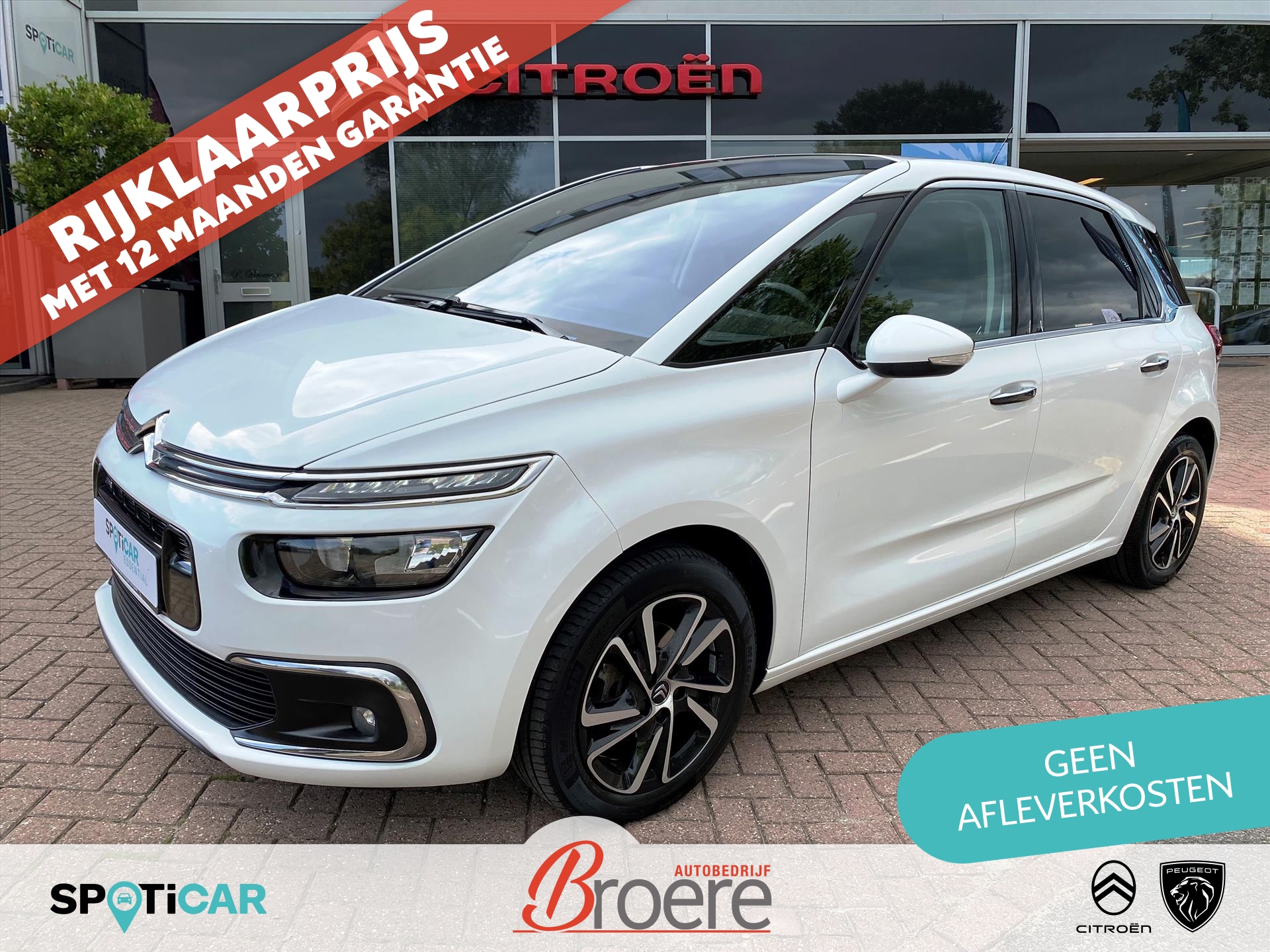 CITROEN C4 Picasso 1.2 130pk Feel | trekhaak, dab, navigatie, elek. achterklep, keyless, camera, parkeersensoren, climate- en cruise control