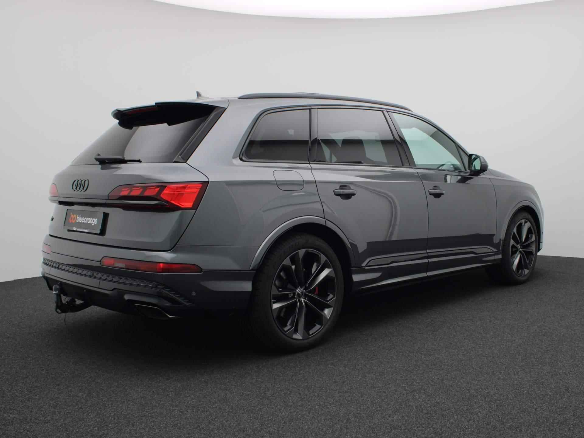 Audi Q7 55 TFSI e quattro Pro Line S 394PK Tiptronic matrix led, trekhaak, Bang&Olufsen, 360gr. camera, head-up display, adaptive cruise, side assist, panoramadak, stoelventilatie, luchtvering, 21" lichtmetaal - 3/61