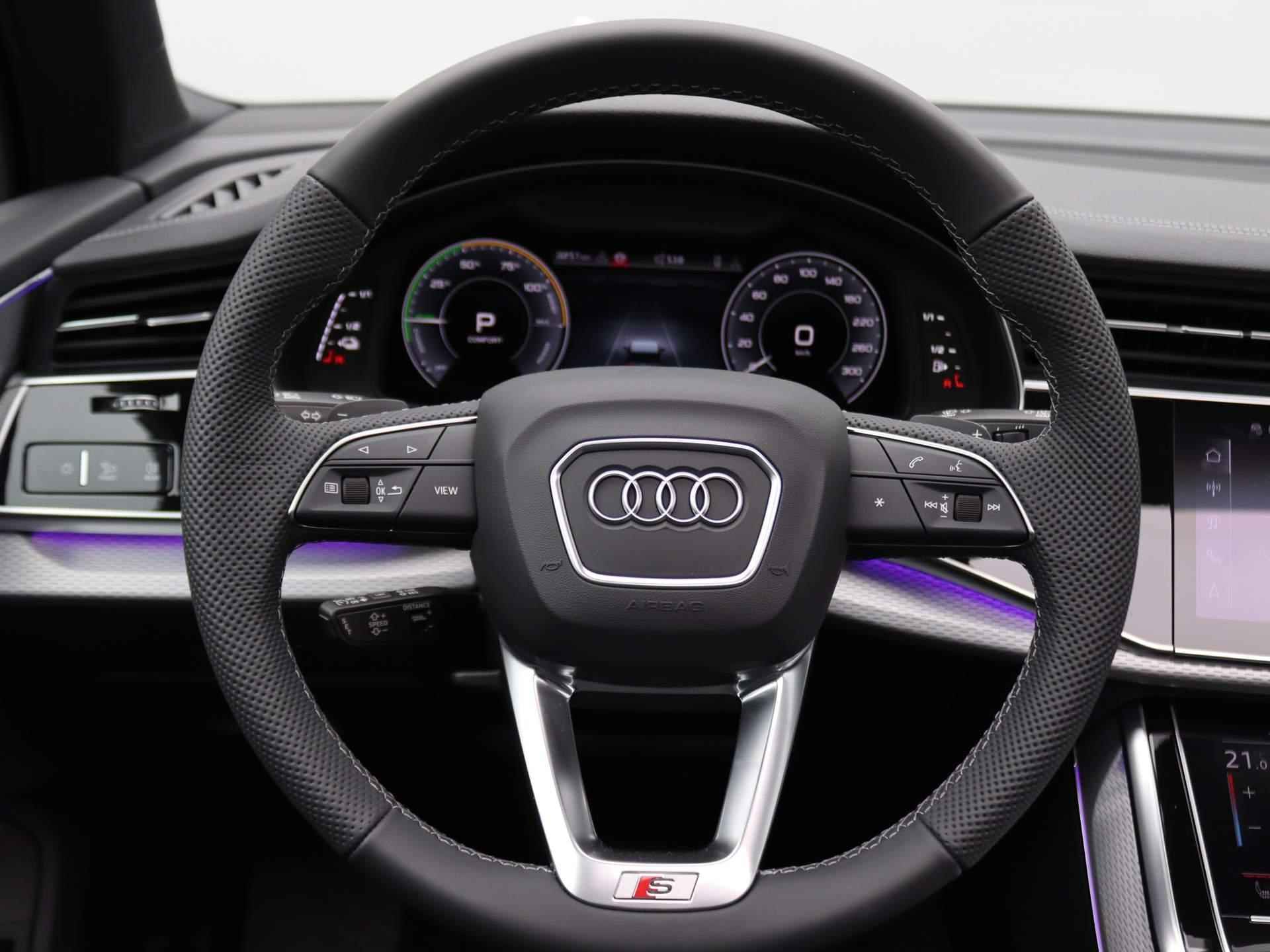 Audi Q7 55 TFSI e quattro Pro Line S 394PK Tiptronic matrix led, trekhaak, Bang&Olufsen, 360gr. camera, head-up display, adaptive cruise, side assist, panoramadak, stoelventilatie, luchtvering, 21" lichtmetaal - 18/61