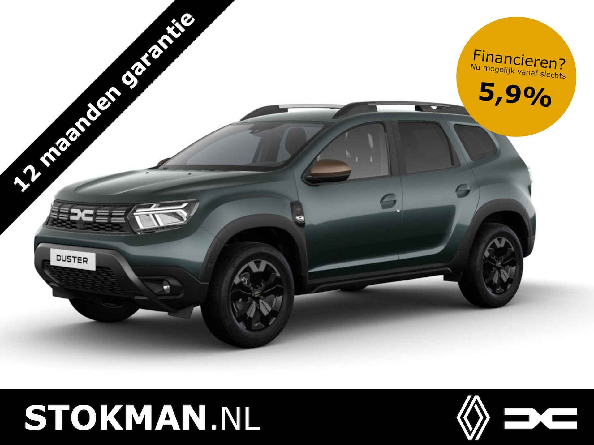 Dacia Duster 1.3 TCe 130pk Extreme | Navigatie | 360 camara | LM velgen | Trekhaak | Sidesteps | | incl. Bovag rijklaarpakket met 12 maanden garantie | - 1/11