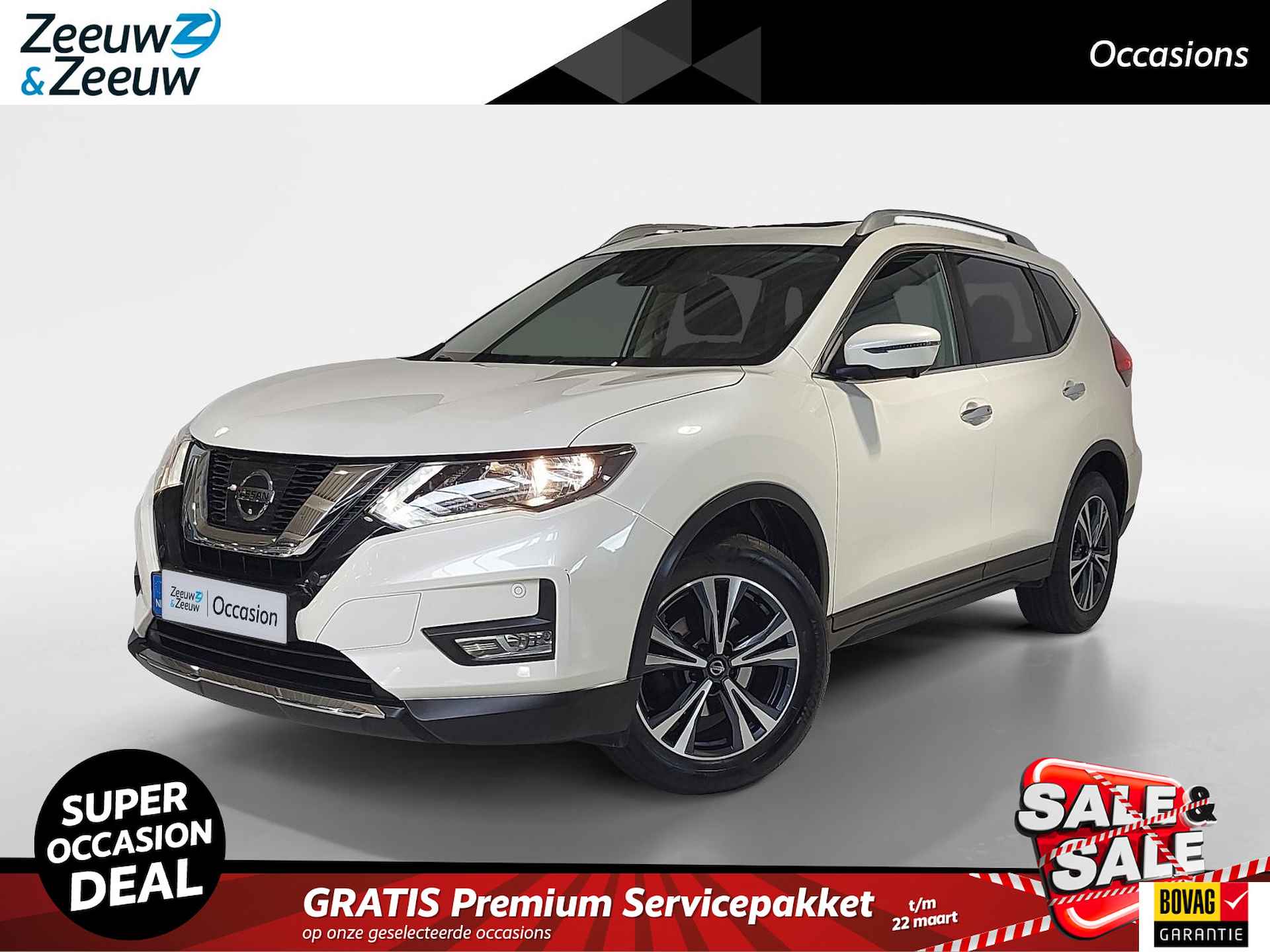 Nissan X-Trail 1.6 DIG-T N-Connecta | Schuif/Kantel dak | 360-Camera | Parkeersensoren | Elektrische achterklep | Cruise control | Navigatie | Bluetooth | Automatische regen/lichtsensor | Elektrische zijspiegels +ramen | Verwarmbare zijspiegels | Keyless entry |