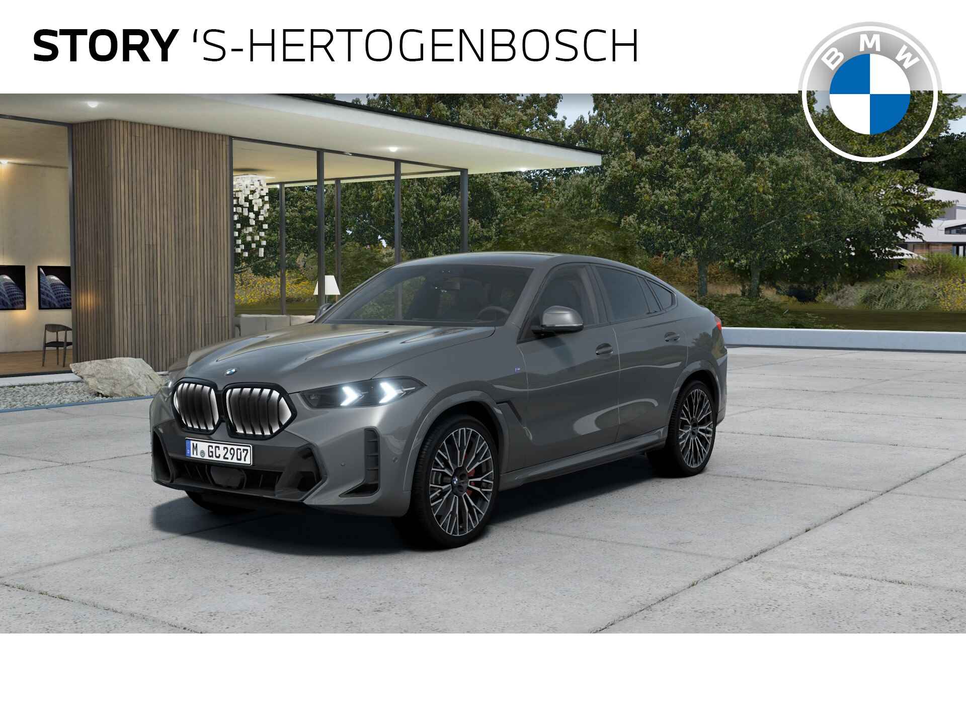 BMW X6 xDrive40i High Executive M Sport Automaat / Panoramadak / Massagefunctie / Parking Assistant Professional / Trekhaak / Stoelventilatie / Adaptieve LED / Soft-Close - 1/10