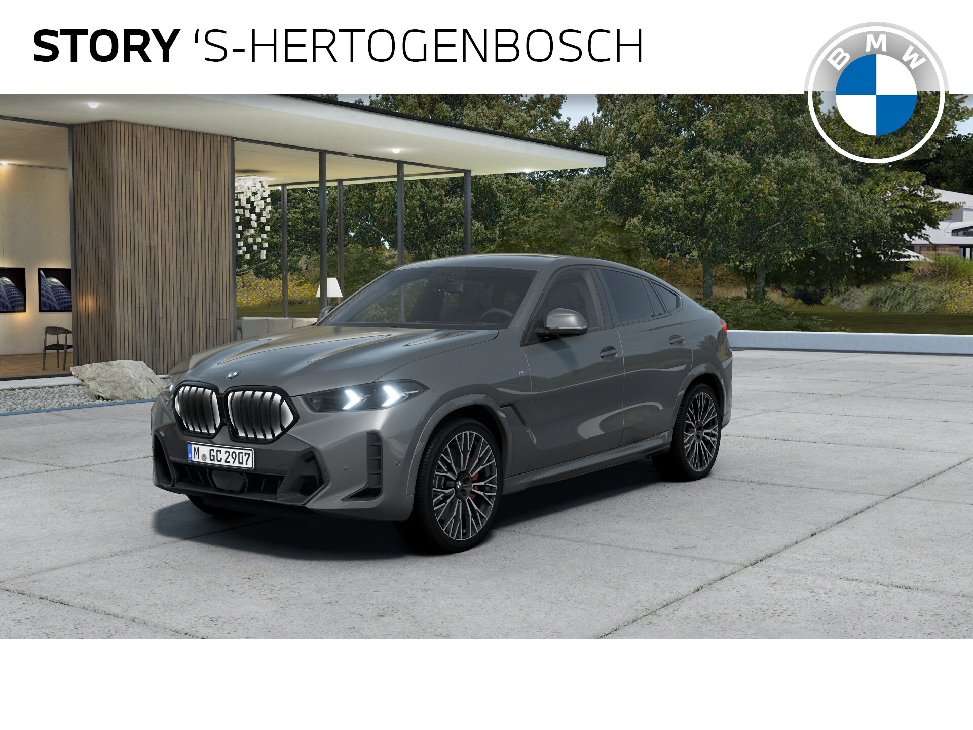 BMW X6 xDrive40i High Executive M Sport Automaat / Panoramadak / Massagefunctie / Parking Assistant Professional / Trekhaak / Stoelventilatie / Adaptieve LED / Soft-Close