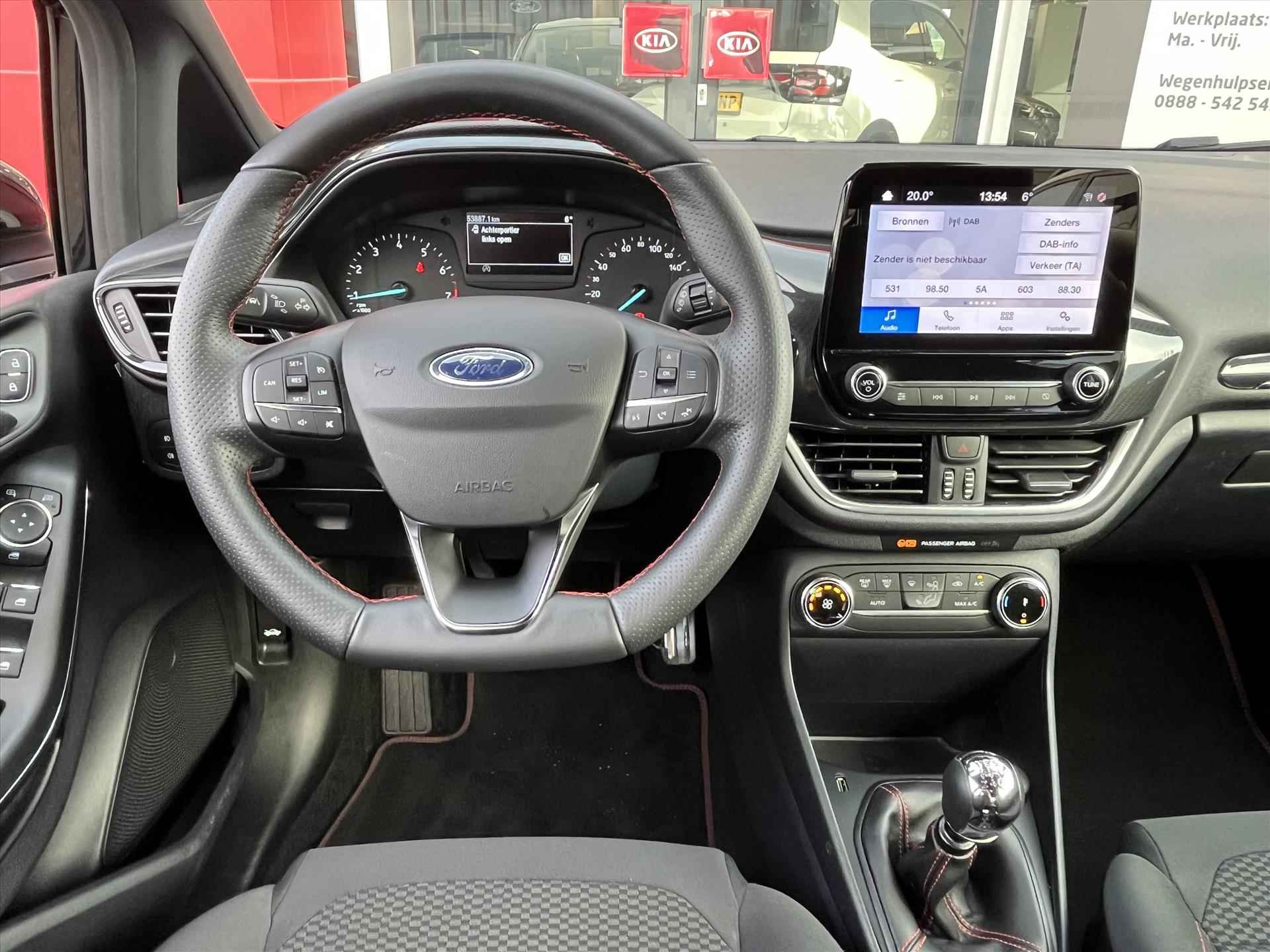 Ford Fiesta 1.0 EcoBoost 95pk 5dr ST-Line | Airconditioning | Cruise control | Parkeersensoren | Navigatie via Apple Carplay/ Android | - 3/26