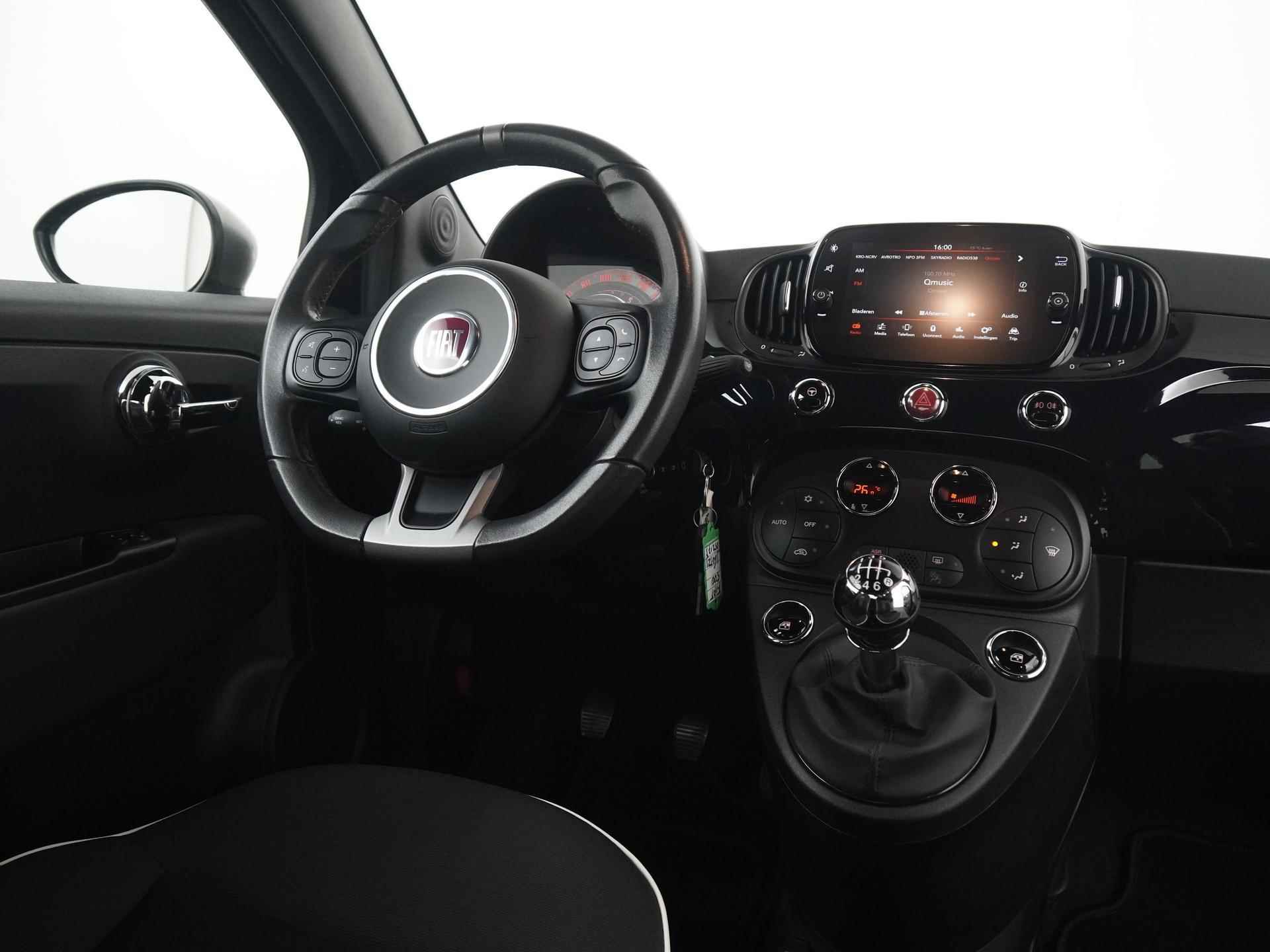 Fiat 500 1.0 Hybrid Star | Apple/Android Carplay | Parkeersensor | Lichtmetalen Velgen | Zondag Open! - 5/31