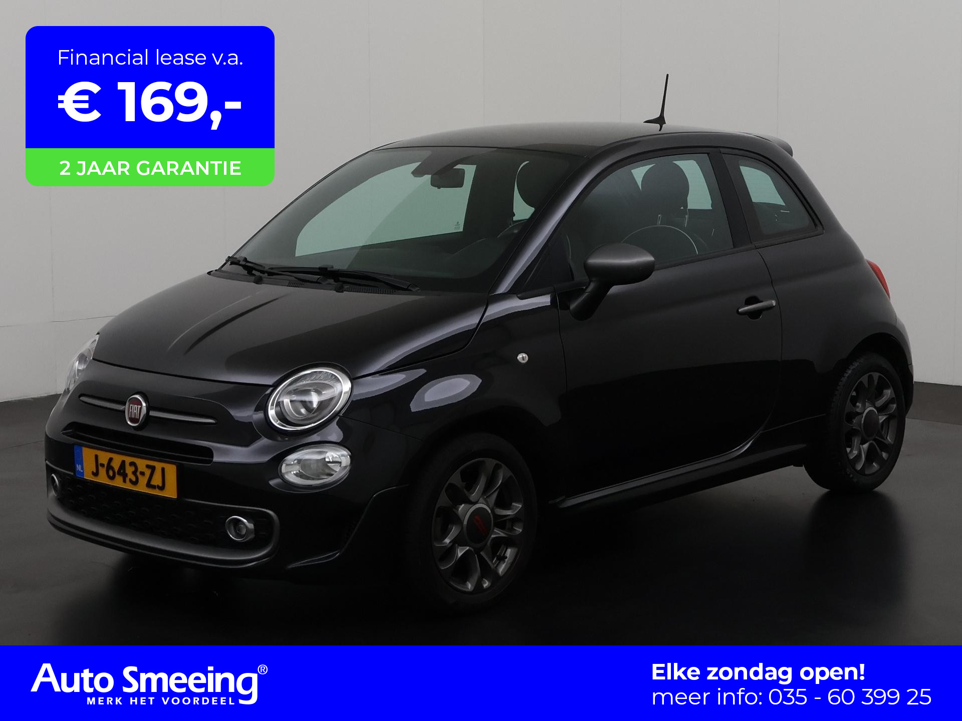 Fiat 500 1.0 Hybrid Star | Apple/Android Carplay | Parkeersensor | Lichtmetalen Velgen | Zondag Open!