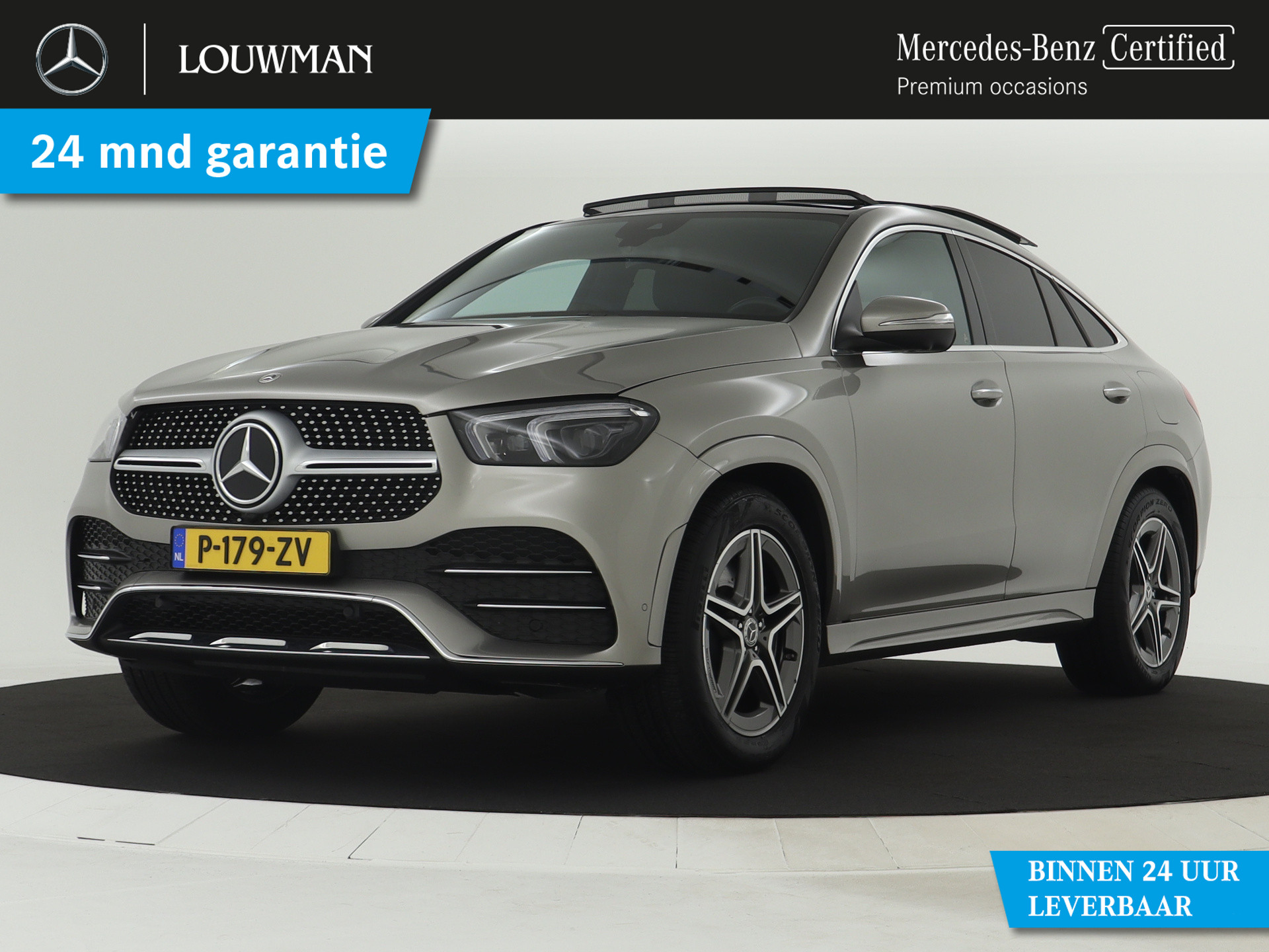 Mercedes-Benz GLE 350 e 4MATIC Premium | 360°-camera | Panoramadak | Luchtvering | Burmester | Elektrische Stoelen | Inclusief 24 maanden MB Certified garantie voor Europa.