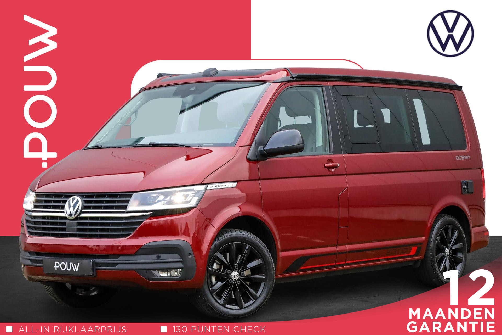 Volkswagen California 2.0 TDI 150pk DSG Ocean Edition | Camper | Adaptive Cruise | Park Assist | Side Assist | Navigatie