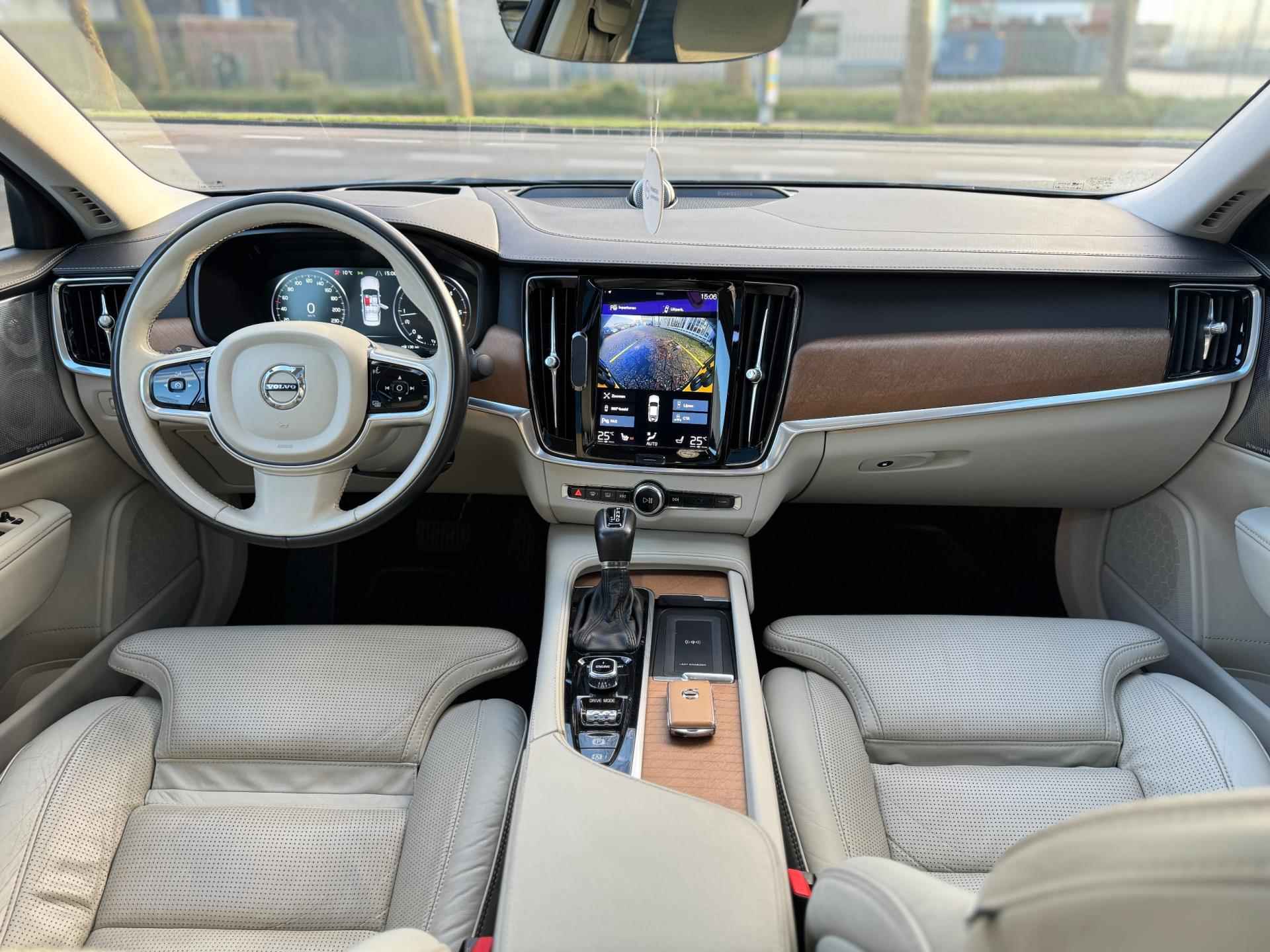 Volvo S90 2.0 D4 Inscription|Aut|Full option|Adaptive|Aut|B&W|Witleer|Schuifdak|Blis|Camera|Keyless|Uniek - 2/56