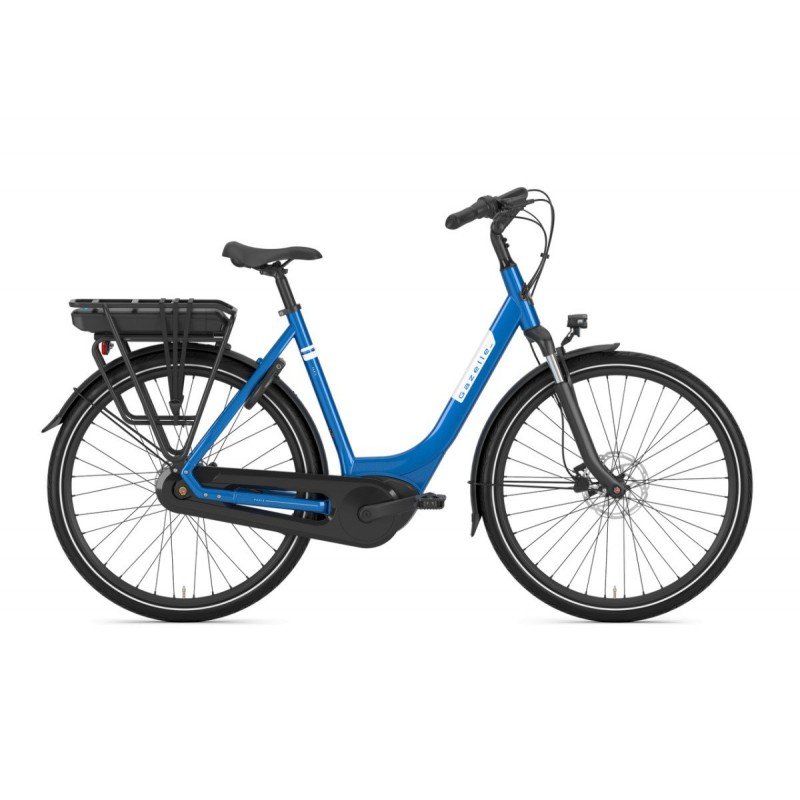 GAZELLE Paris test e-bike DAMES Tropical Blue Glans 53cm 2024