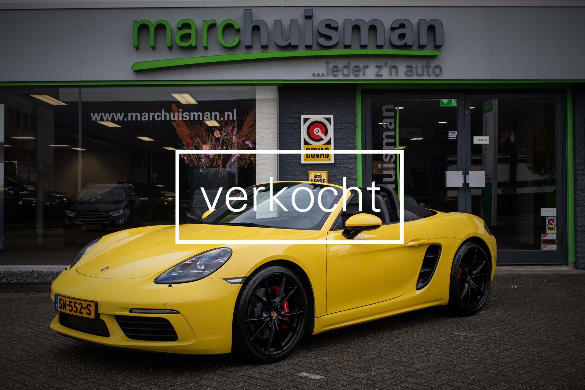 Porsche 718 Boxster S 2.5 / SPORT CHRONO / BOSE / 18-WEG